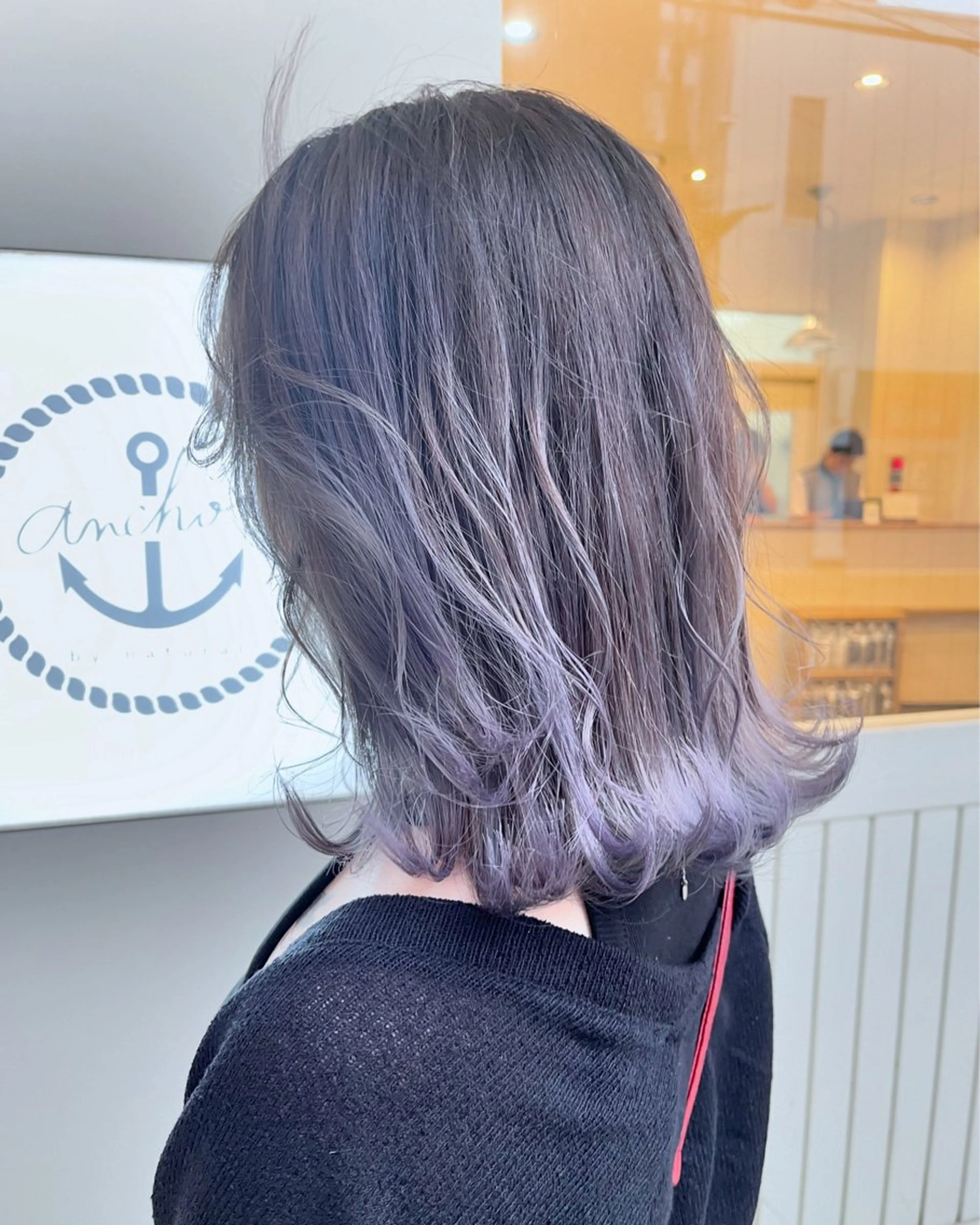 ミディアム カラー ブリーチ ヘアカラー トリートメント ハイトーン カラー/久保田彰のヘアスタイル