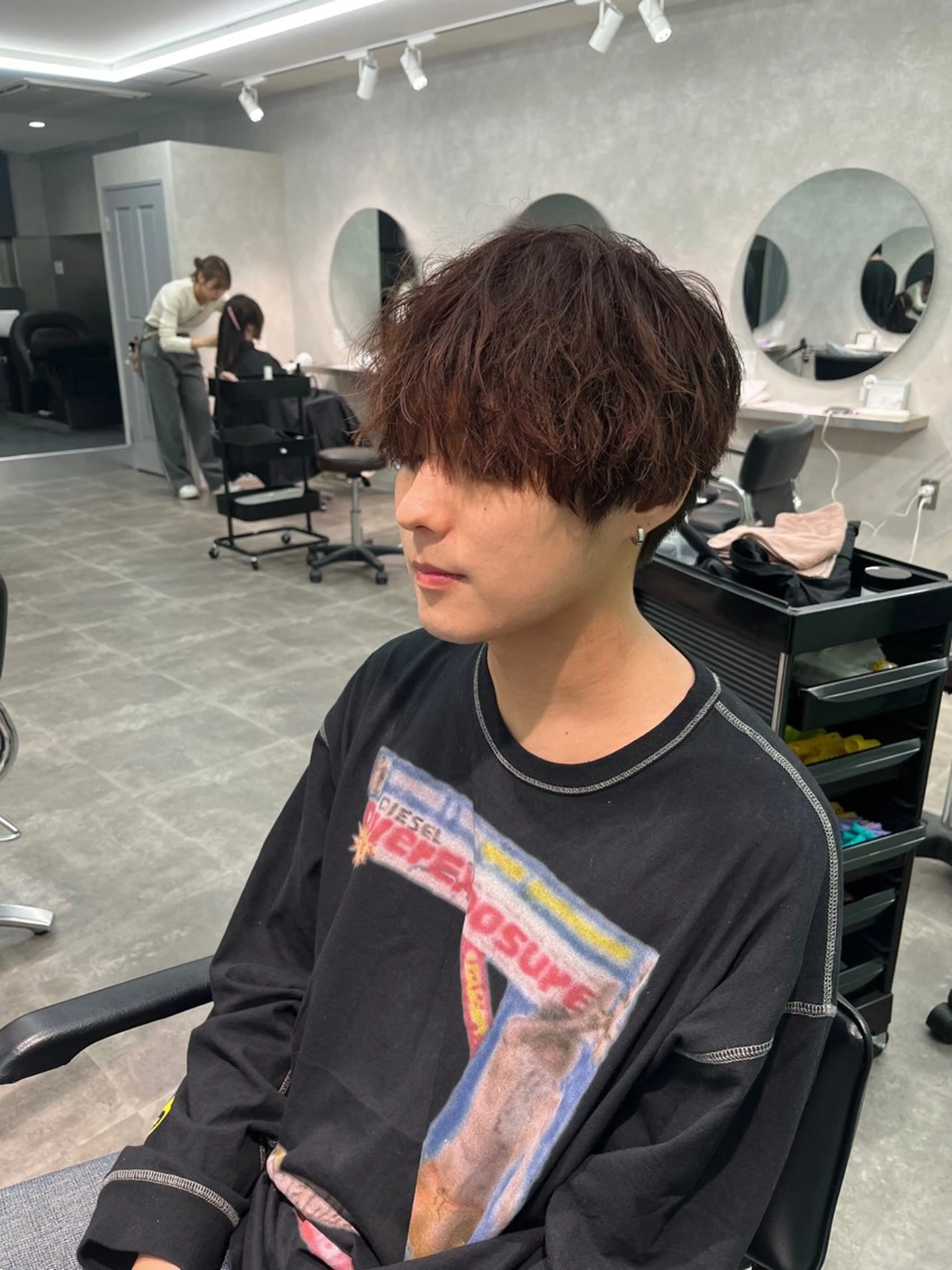 カラー メンズ 韓国ヘア🇰🇷🎀 山本うららのヘアスタイル