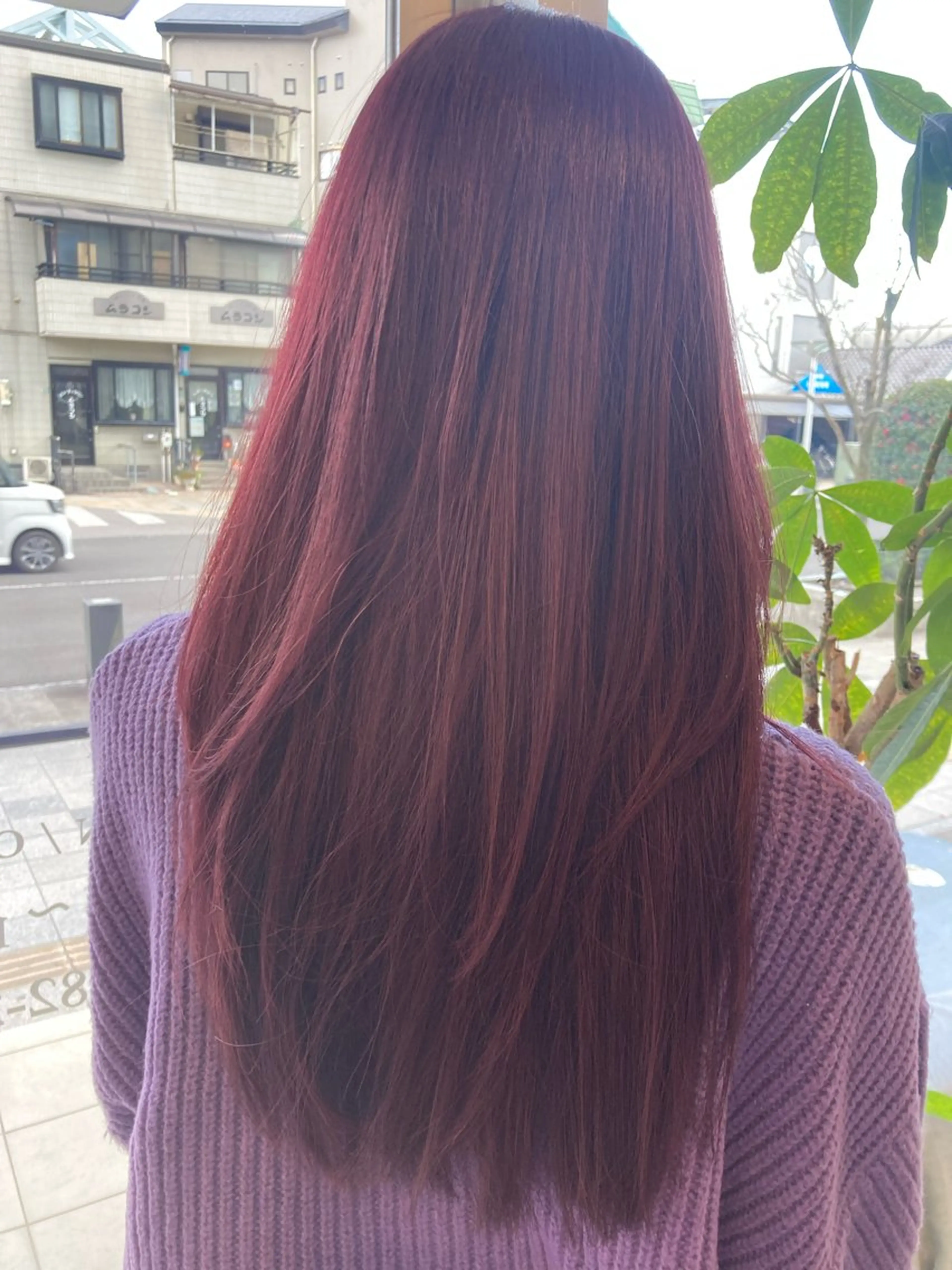 ロング カラー カット ヘアカラー 星野 美沙のヘアスタイル