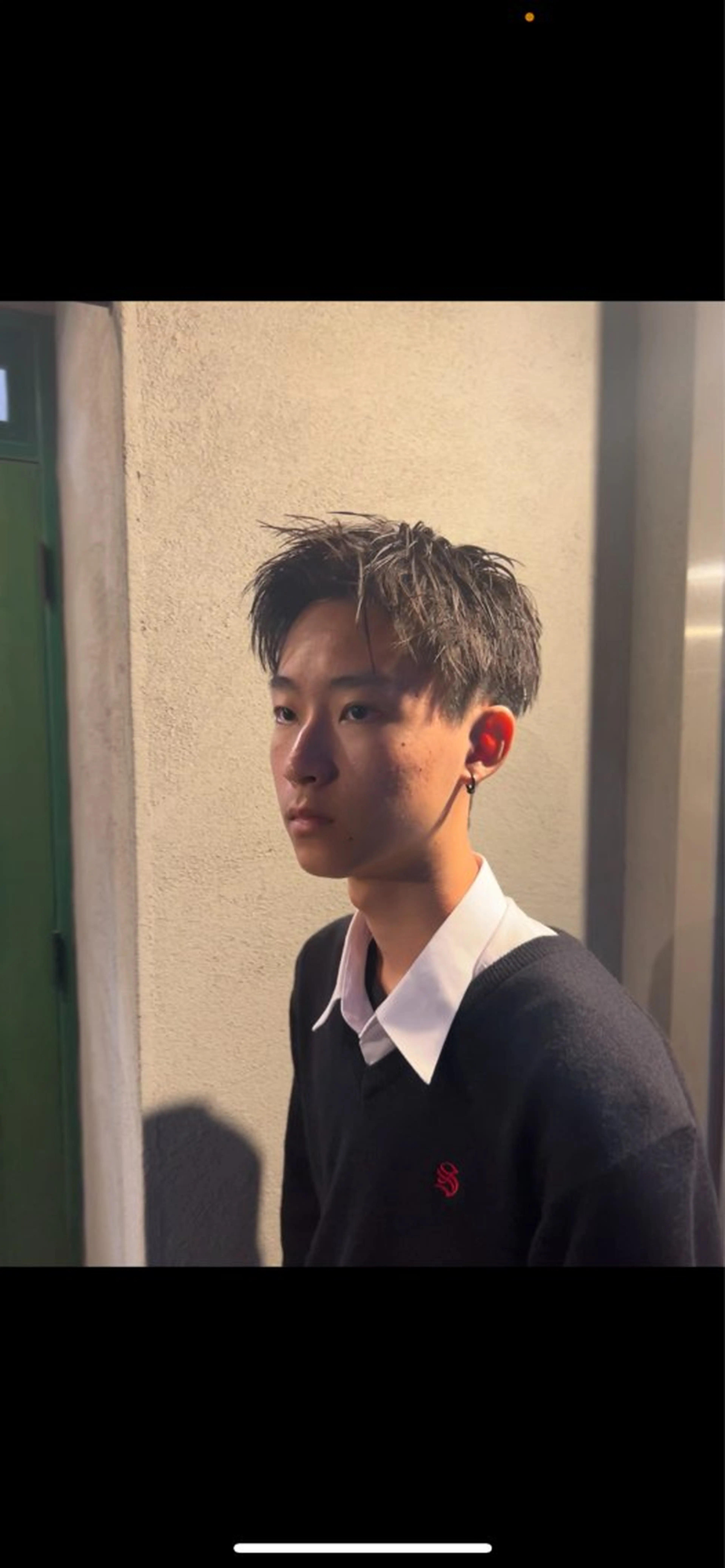 ショート メンズ SHION men's permのヘアスタイル