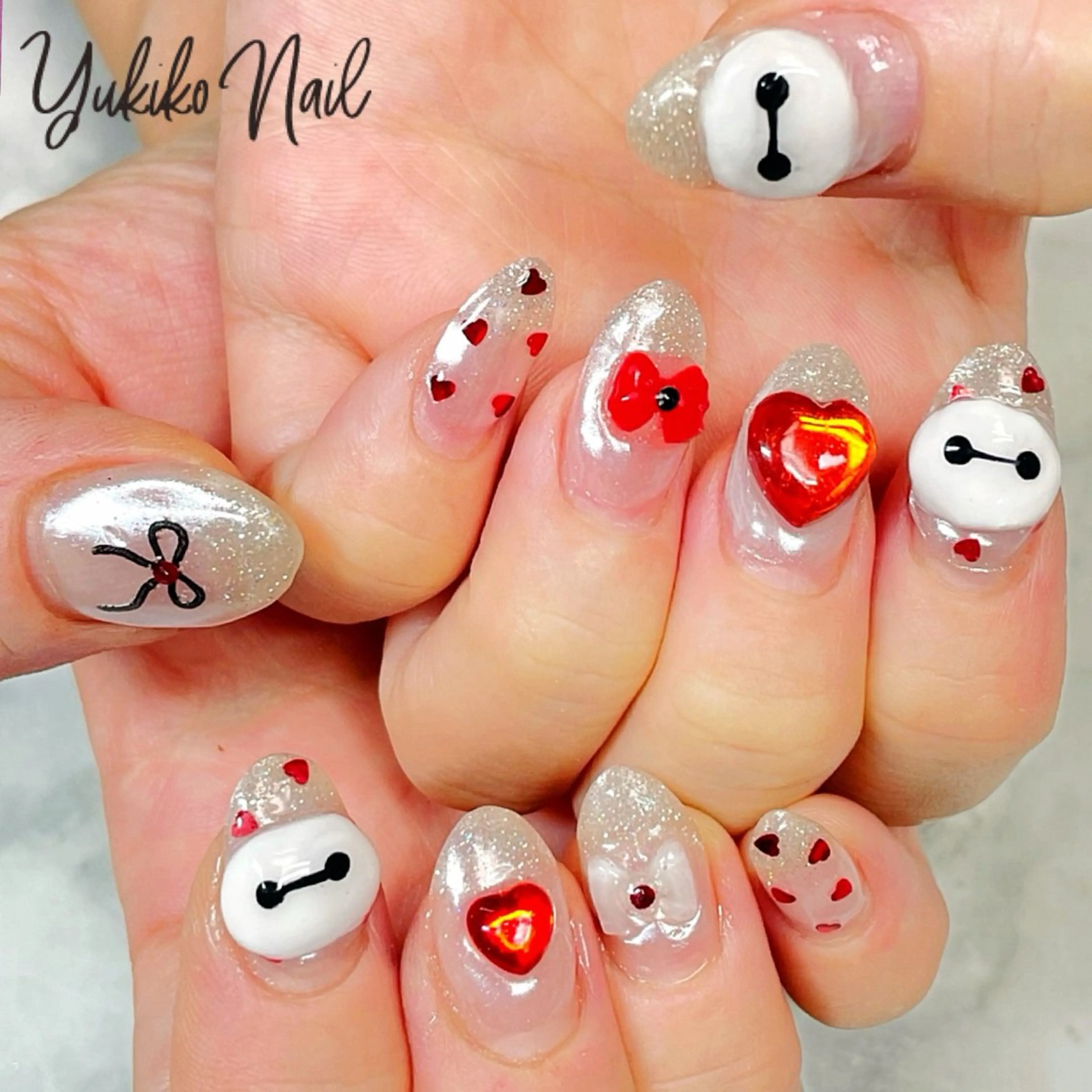 ネイル アートネイル ジェルネイル 持ち込み ユキコ ネイルのネイルデザイン