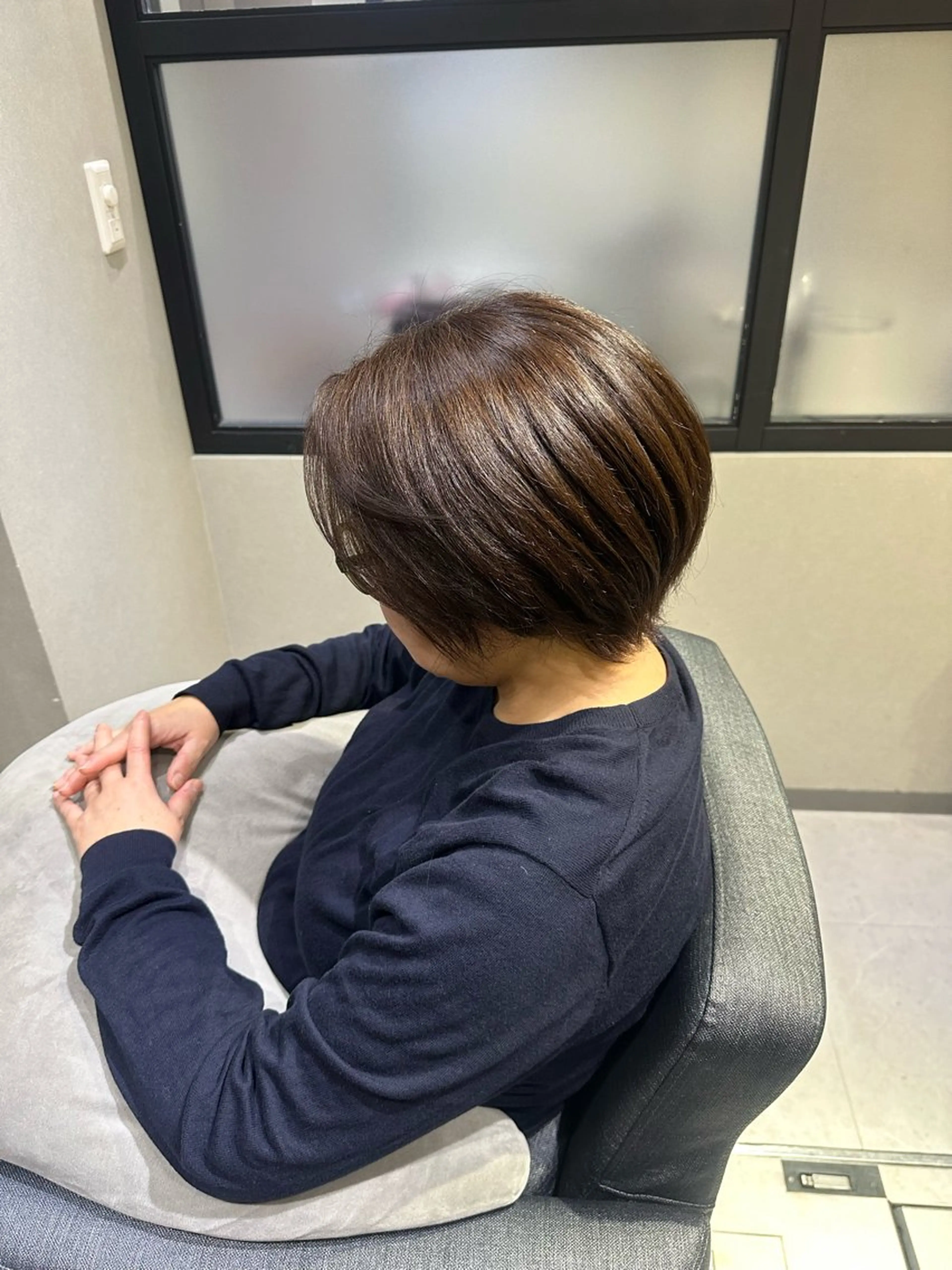 カラー b a b a ️🫧のヘアスタイル