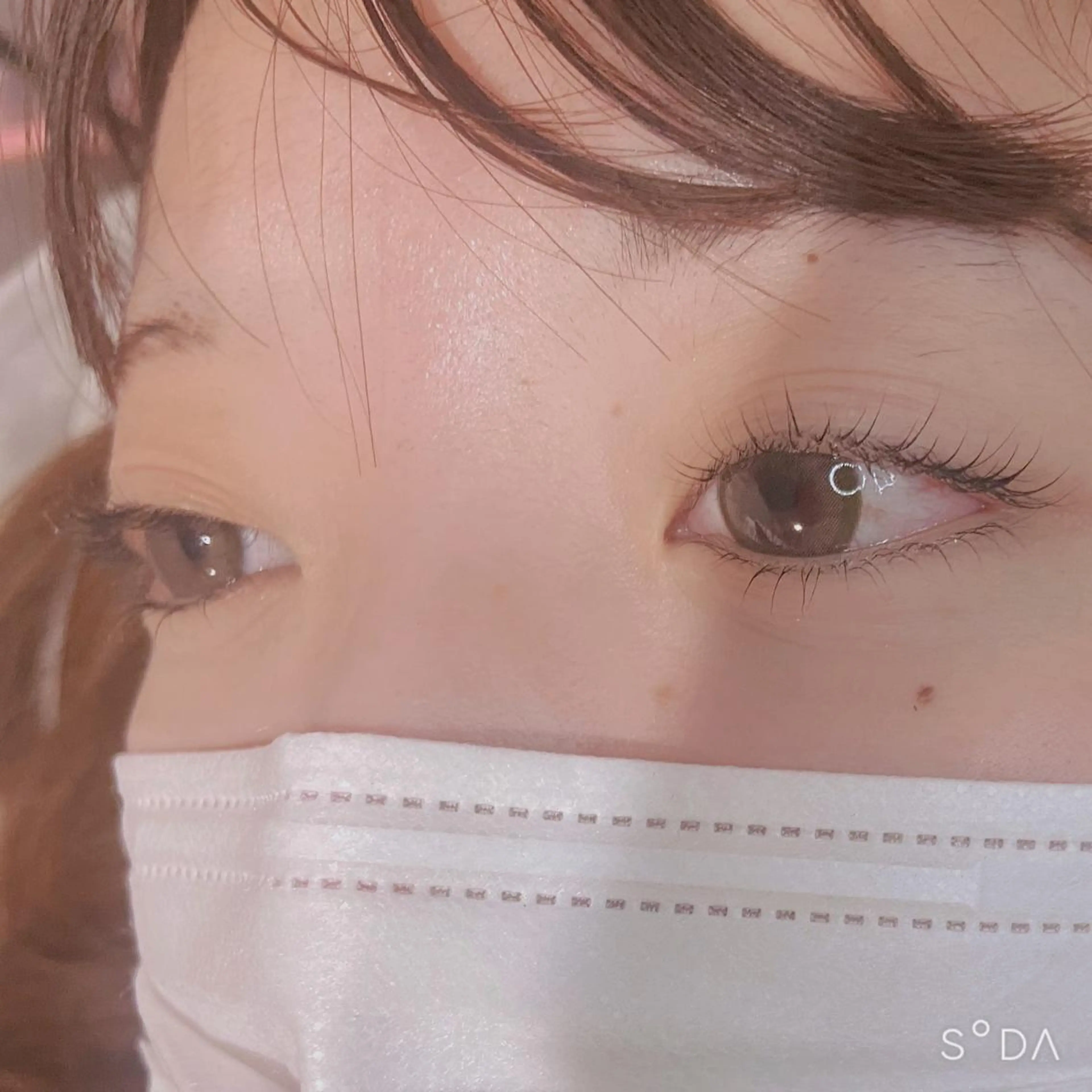 マツエク・マツパ 下まつげエクステ 一重×まつ毛パーマ フジ ワラのマツエク・マツパデザイン