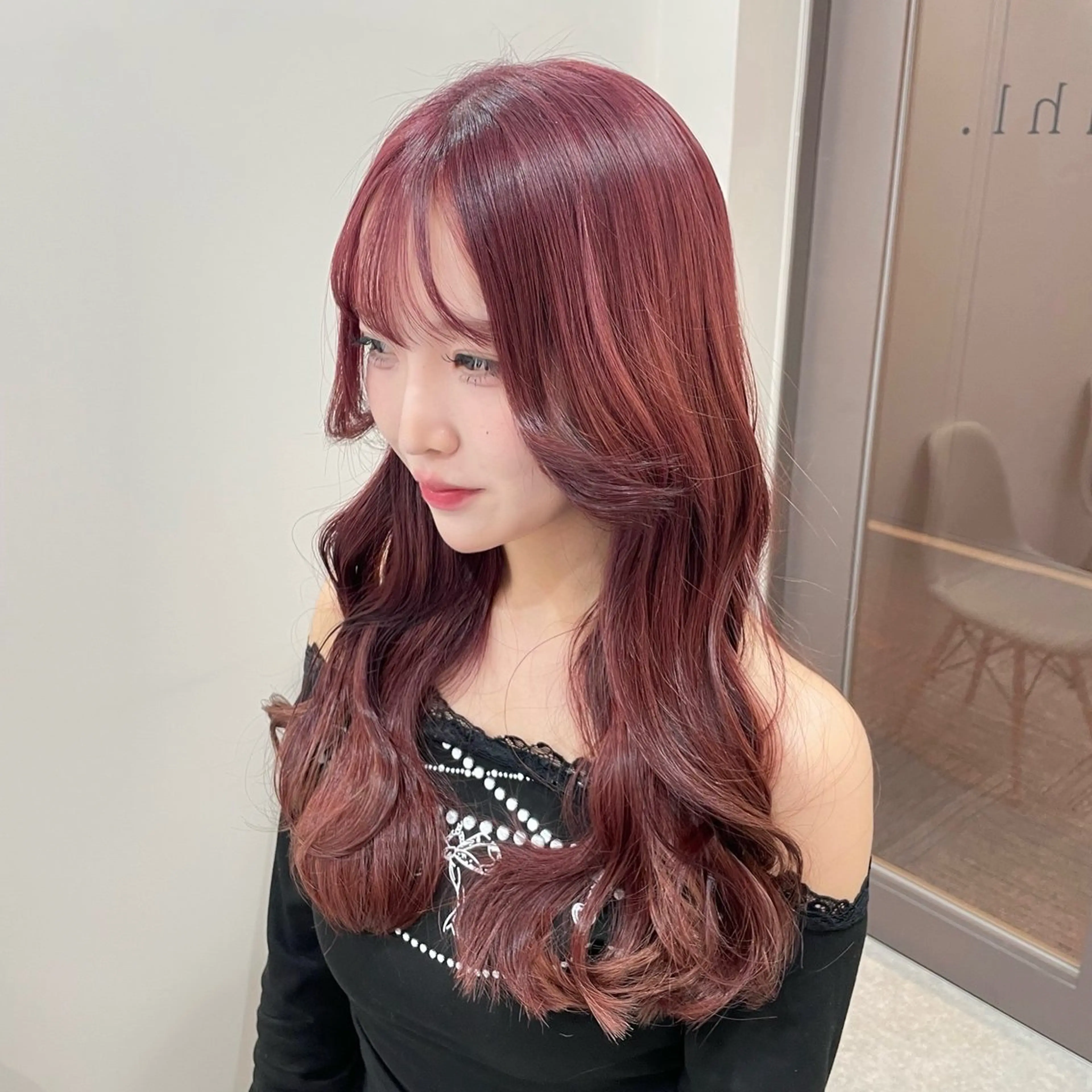 ロング カラー カット ヘアカラー トリートメント REINA ISHIDOのヘアスタイル