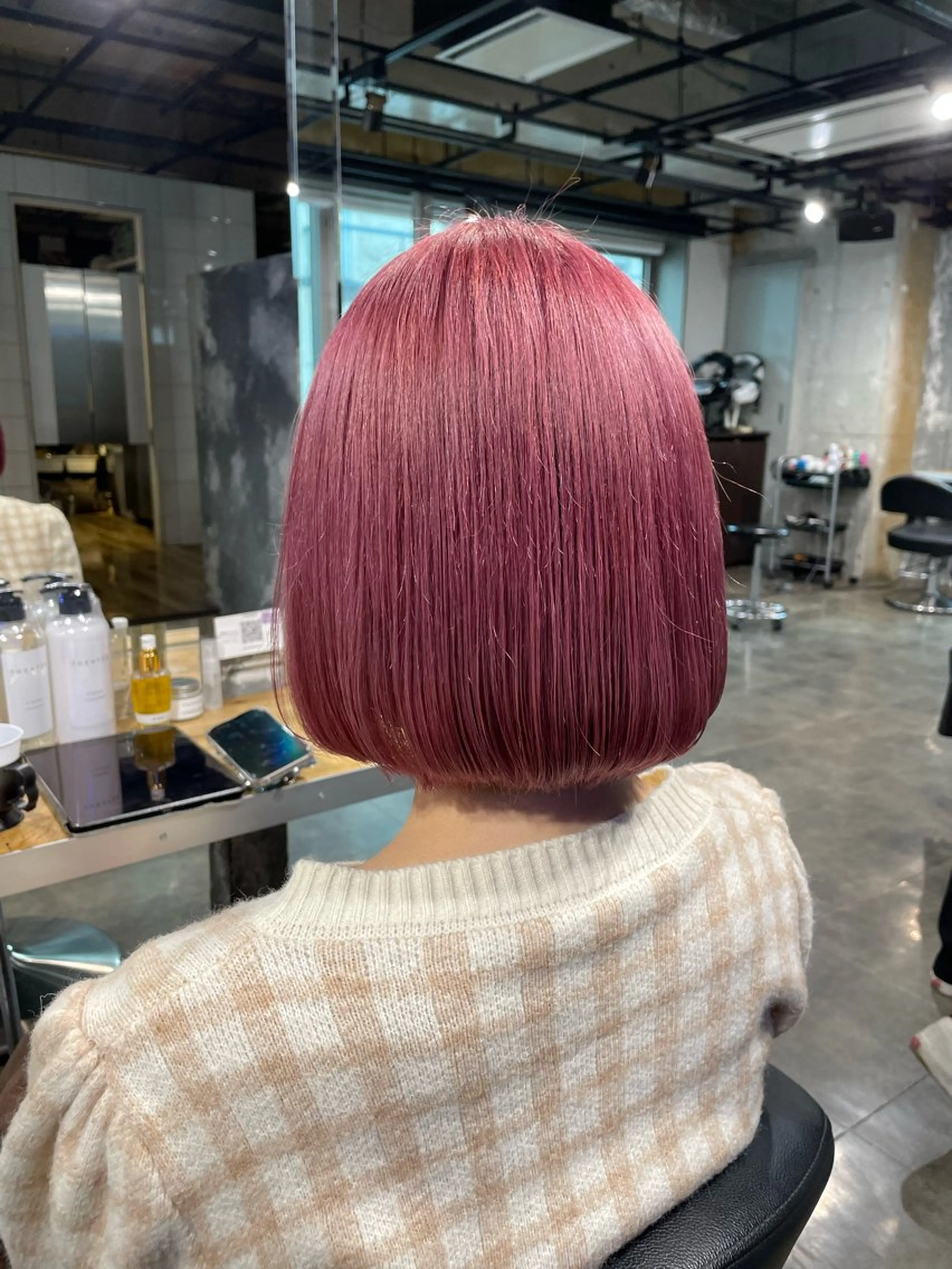 ミディアム カラー ピンクカラー alicetokyo 🦋宮葉🦋のマツエク・マツパデザイン