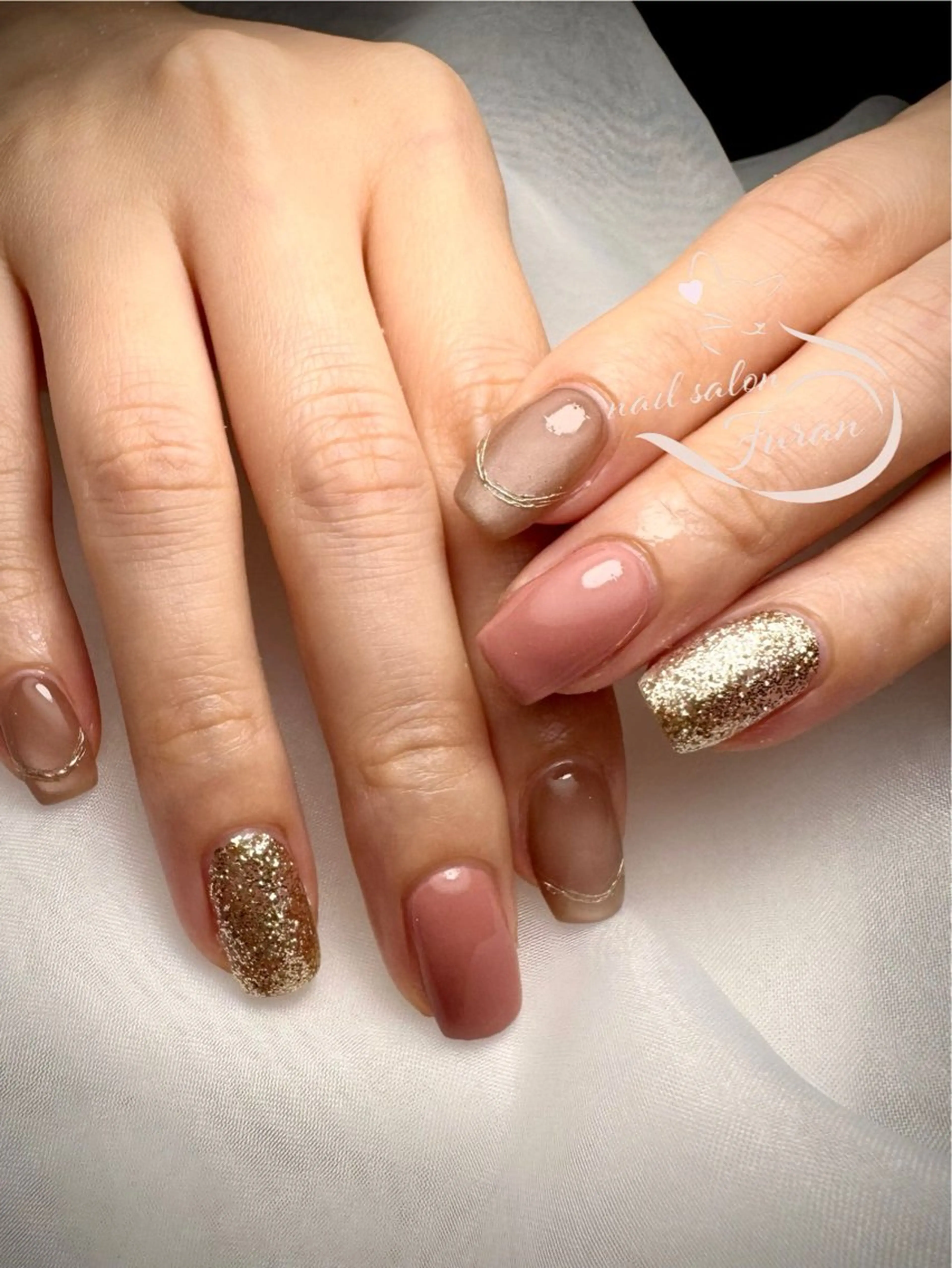 ネイル オフィスネイル シンプルネイル ハンドネイル Nail salon Furanのネイルデザイン