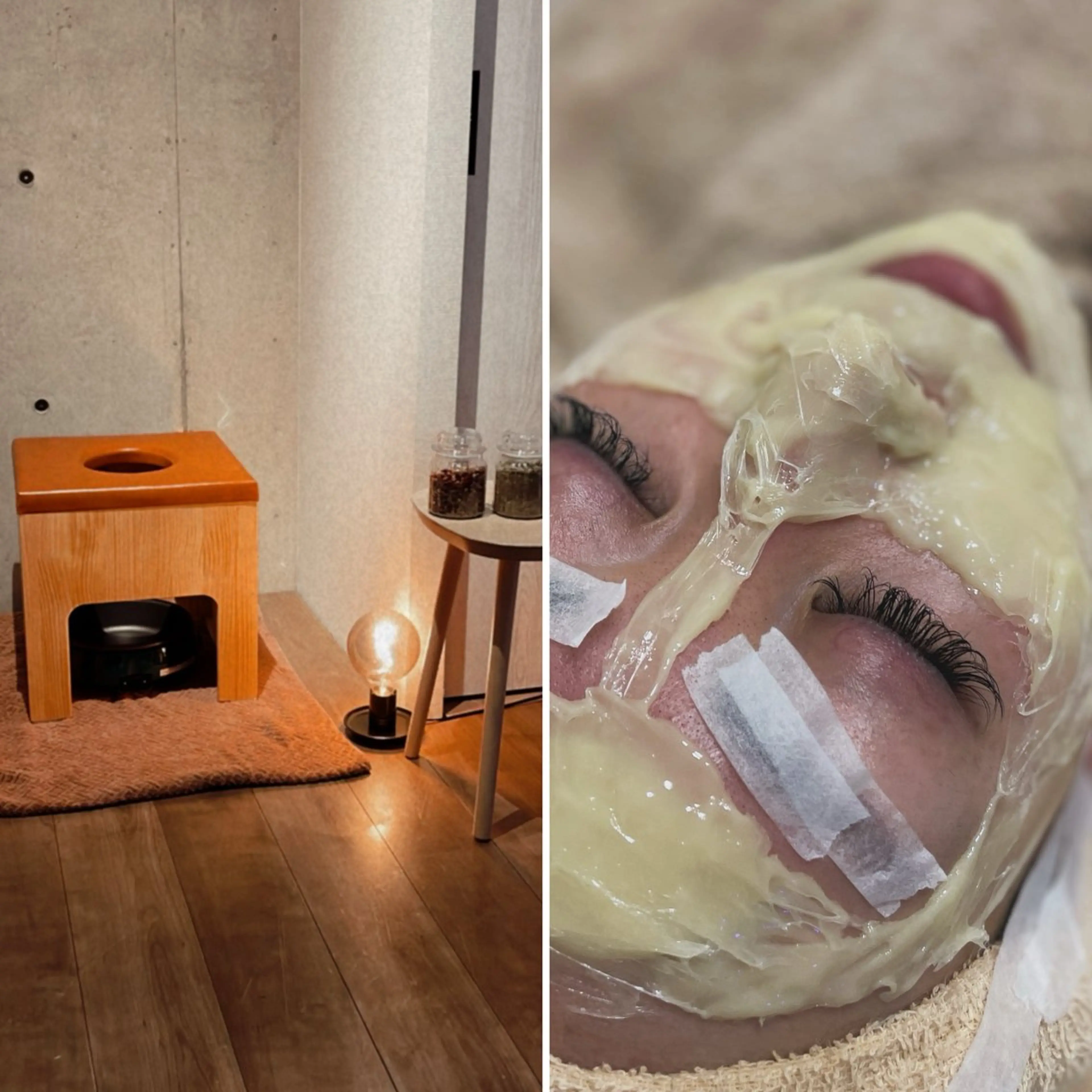 【初回40%オフ🉐】よもぎ蒸し➕マツヤニパック🌈口コミ書いて頂ける方のみ⭕️全身デトックス＆つるんと美肌ケア✨の写真