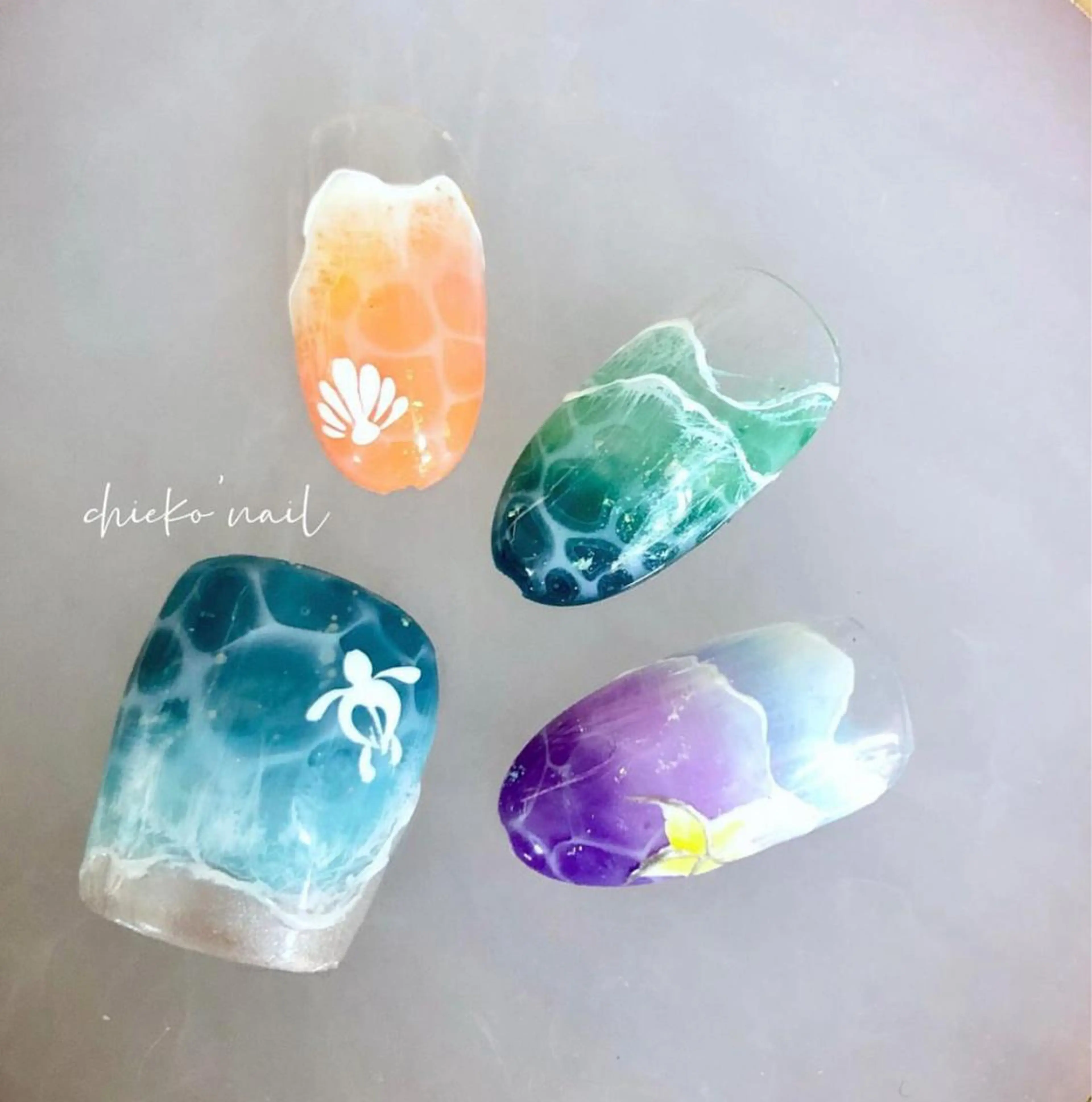 ネイル chieko'nail所属・CHILL NAIL 読谷のネイルデザイン