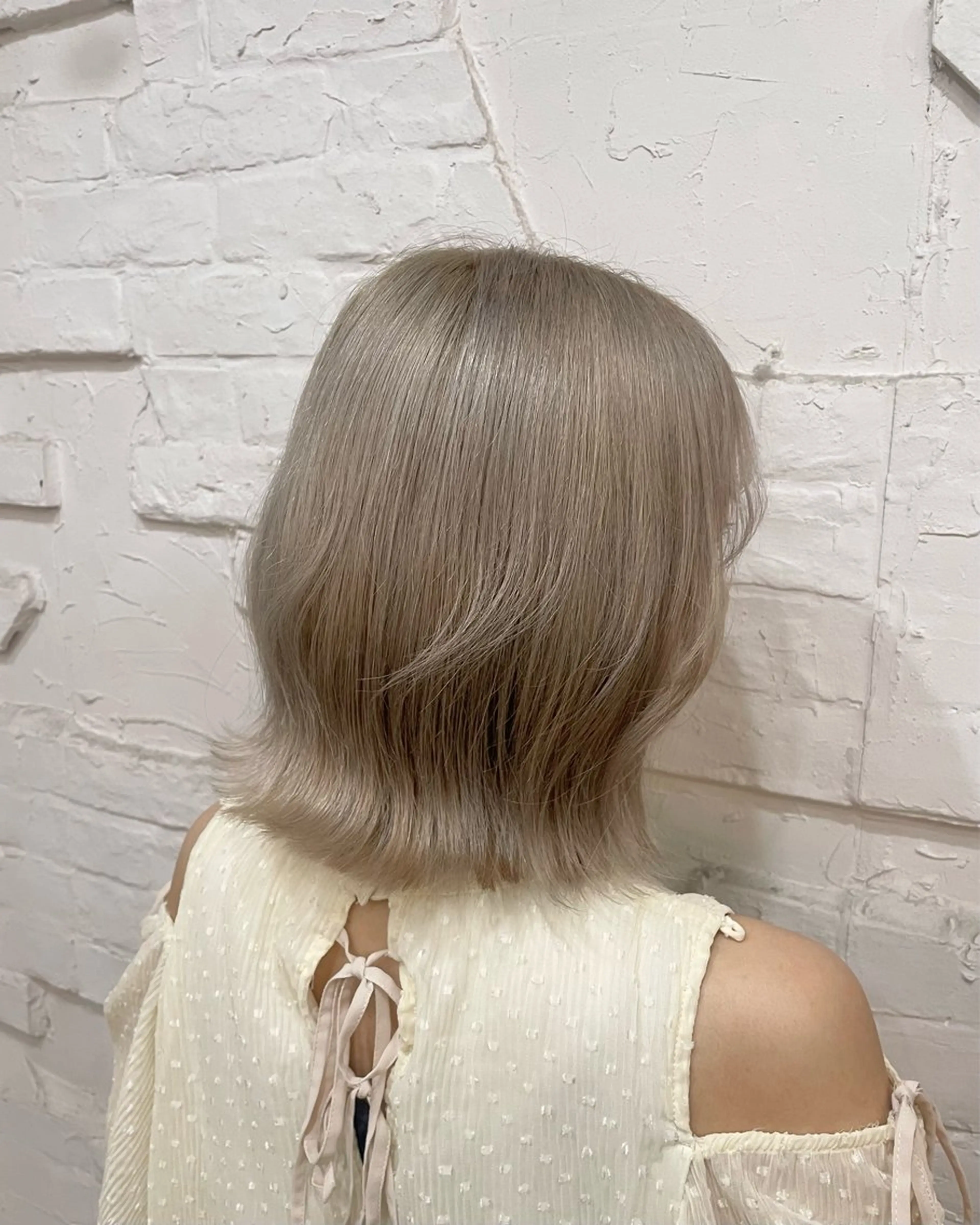 ミディアム カット ヘアカラー トリートメント 【ピンク/韓国ヘア/ ヘアセット】亜海のヘアスタイル