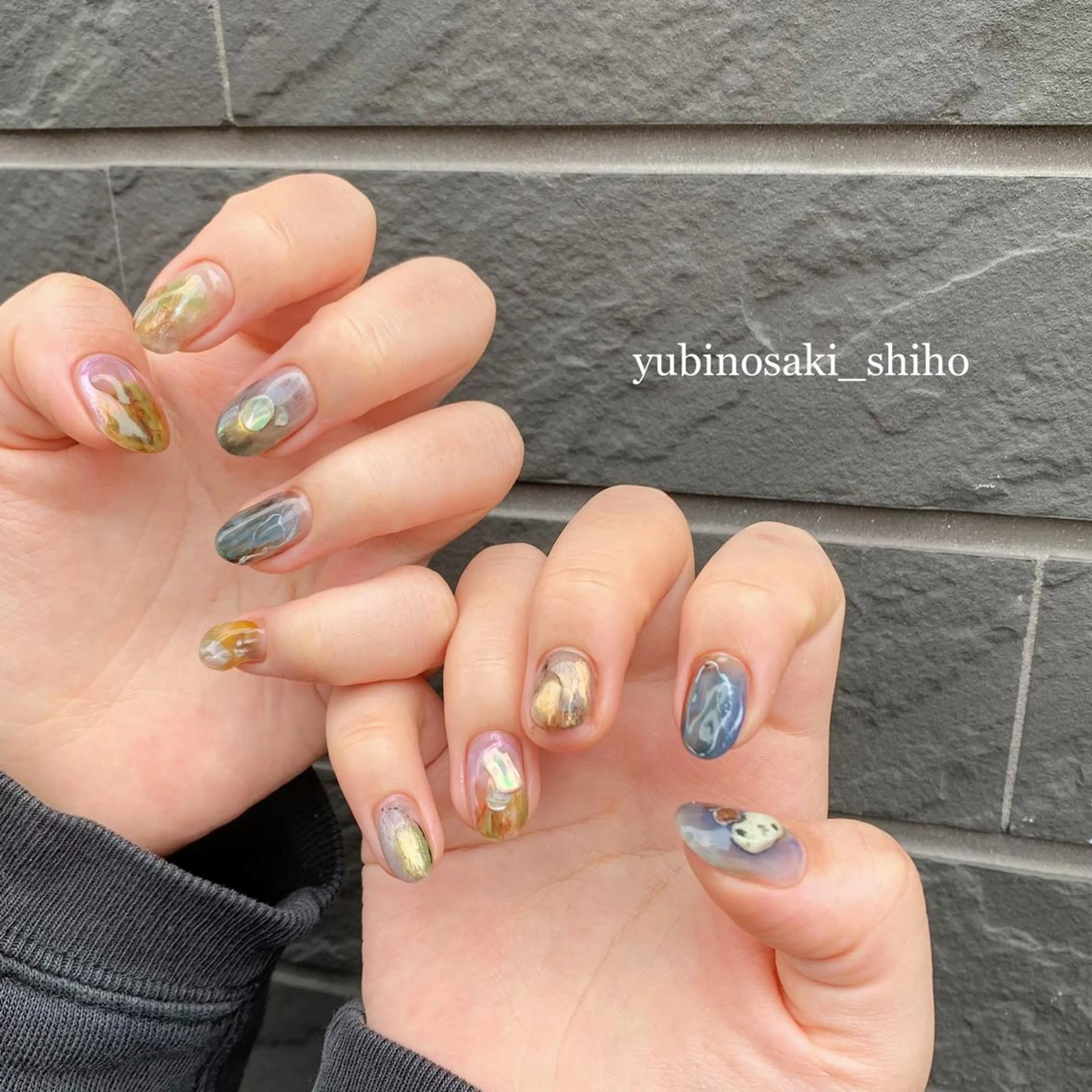 ネイル ゆびノさき茨木店 ニュアンス/アートのネイルデザイン