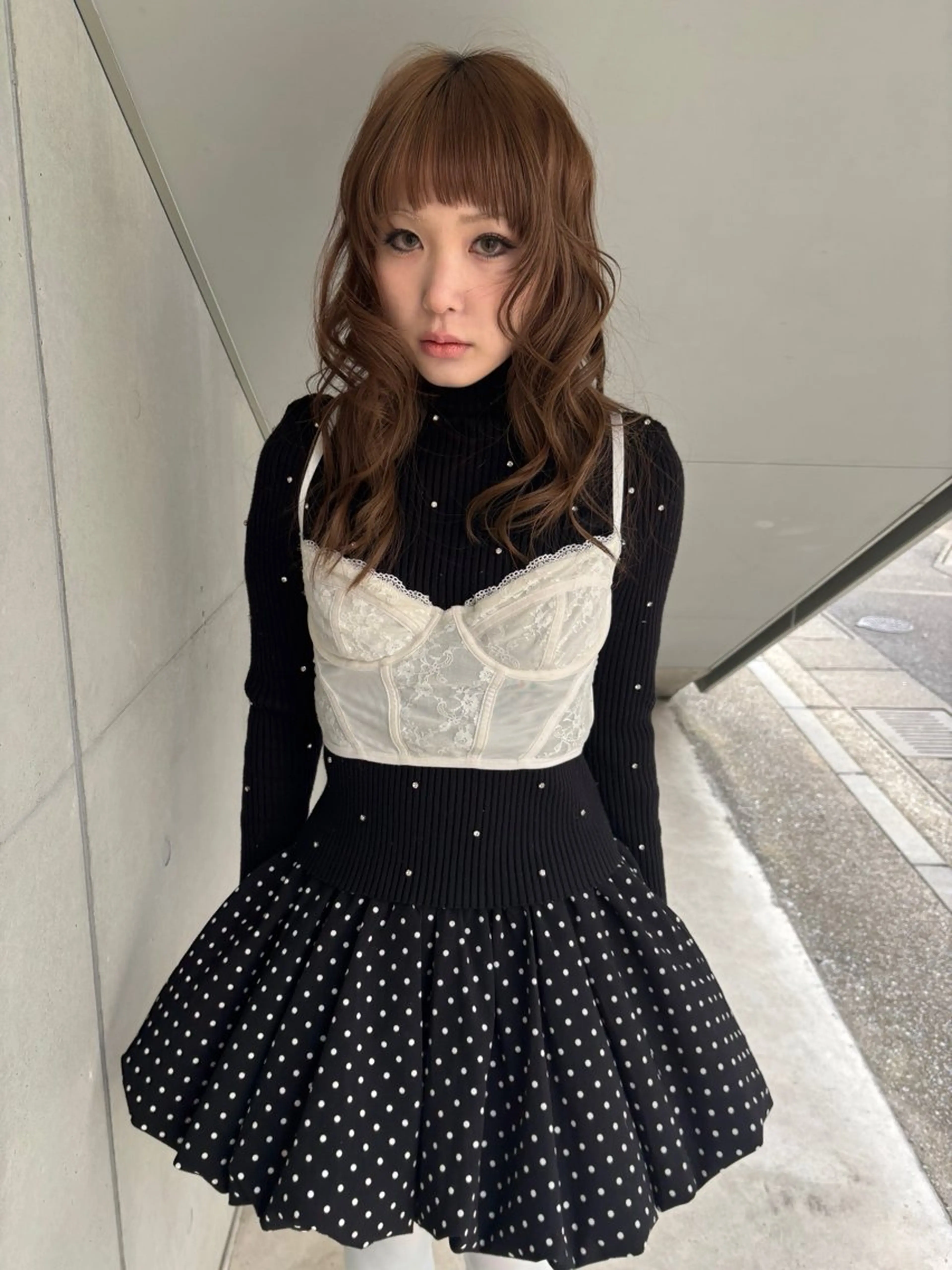 セミロング カット 似合わせレイヤーʚɞ ハッシュカットriiのヘアスタイル