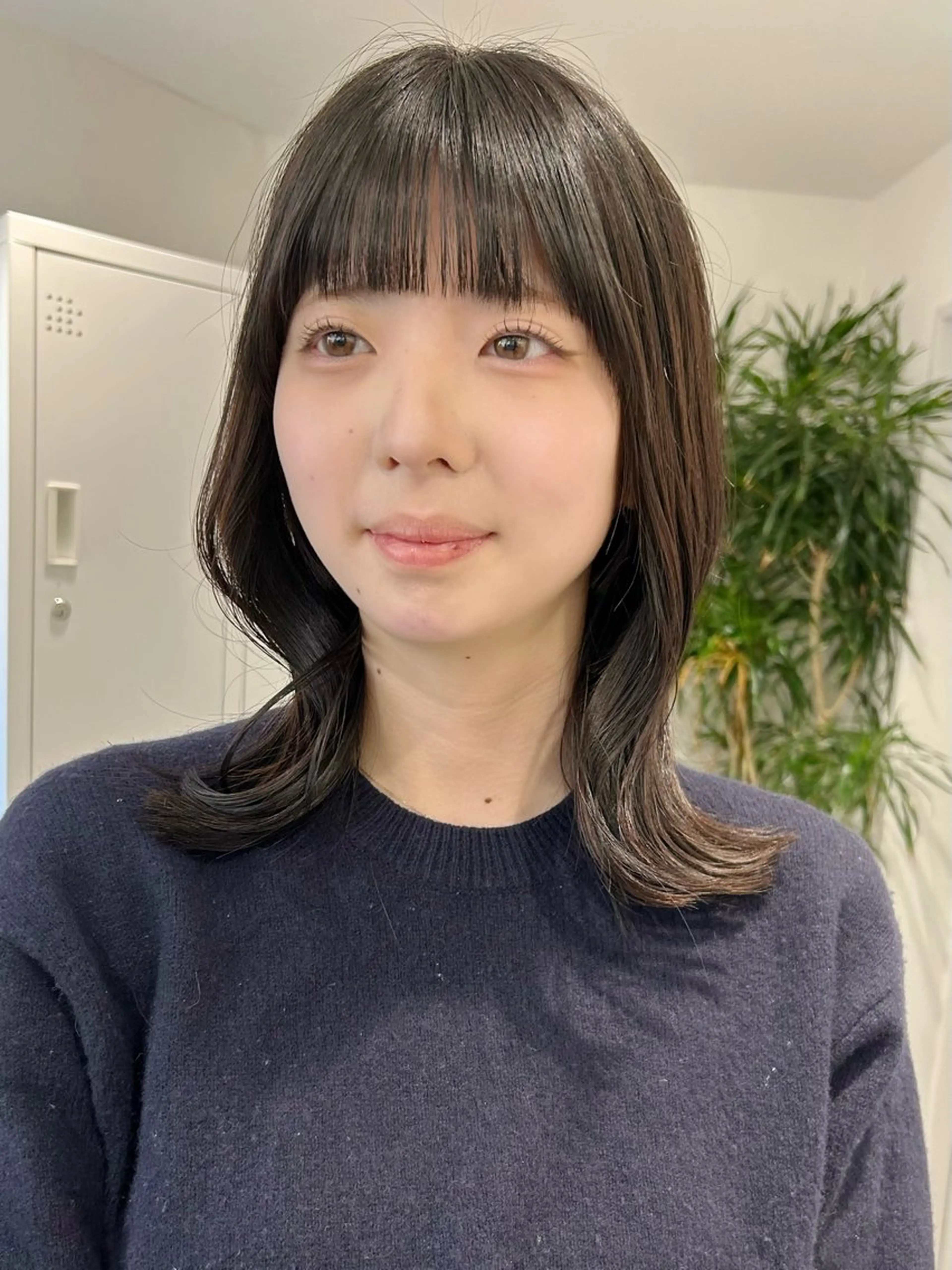 ミディアム カラー ミディアムレイヤー 透明感カラー くびれヘア レイヤーカット カット ヘアカラー 池袋レイヤーカット/ 顔まわりtaigaのヘアスタイル