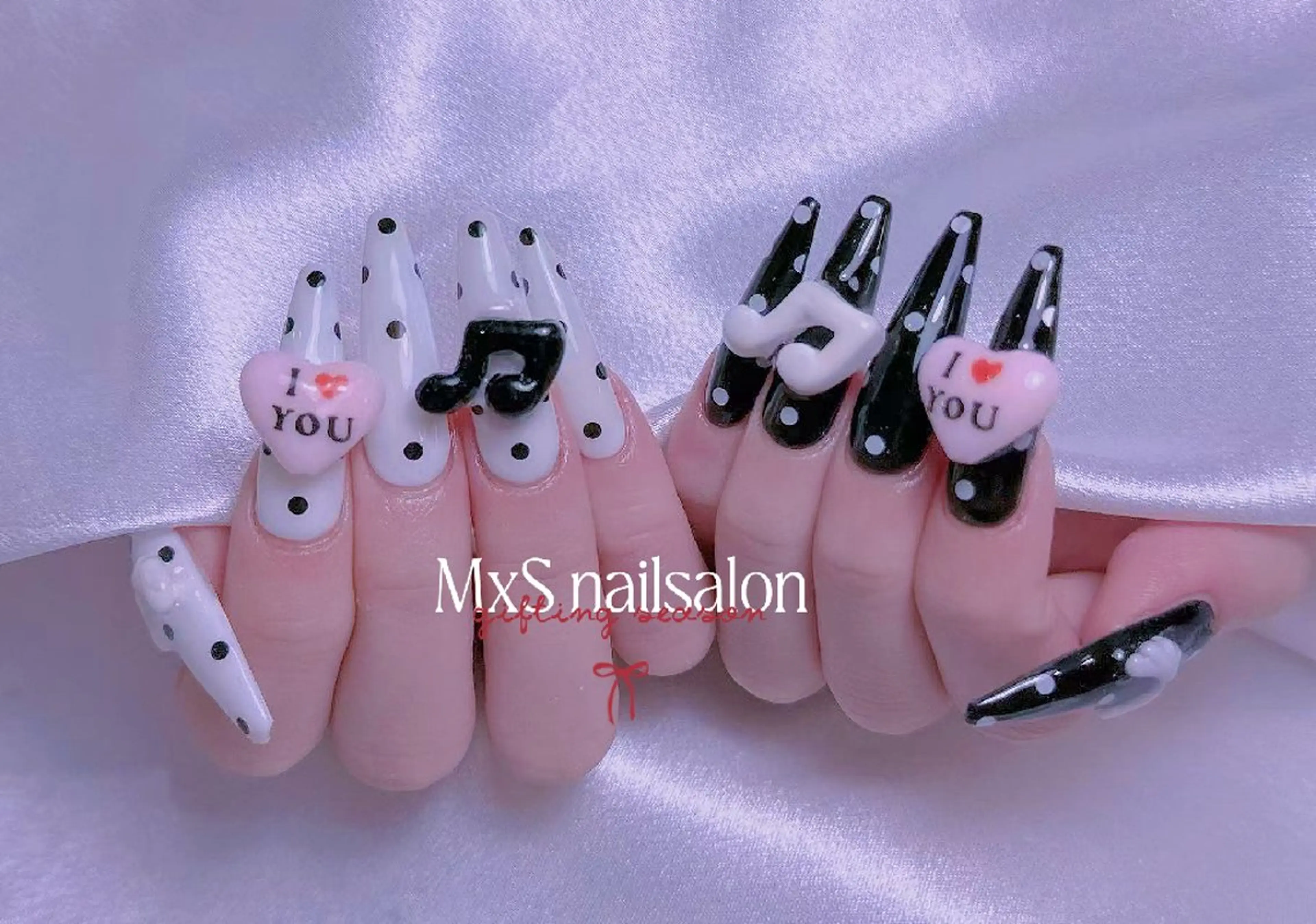 ネイル ハンドネイル ハンドケア MxS Nail(長さだし/フィルイン/マグネット/韓国ネイル/ワンホンネイル/ワンカラー)所属・MxS リィリィのネイルデザイン