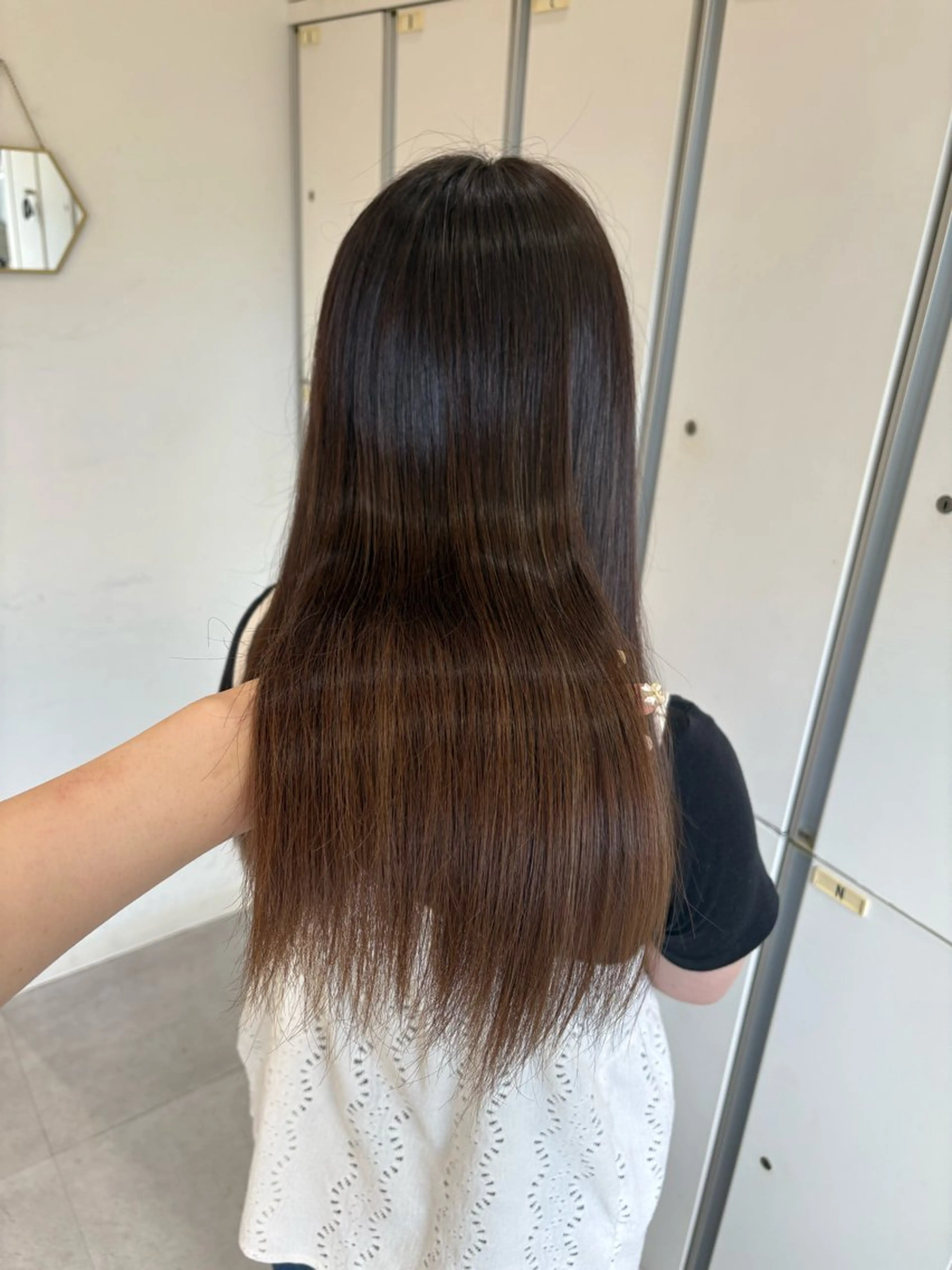 ロング カラー トリートメント カット ヘアカラー トリートメント 🫧松尾彩舞樹🫧 アレンジ/艶カラー✨のヘアスタイル