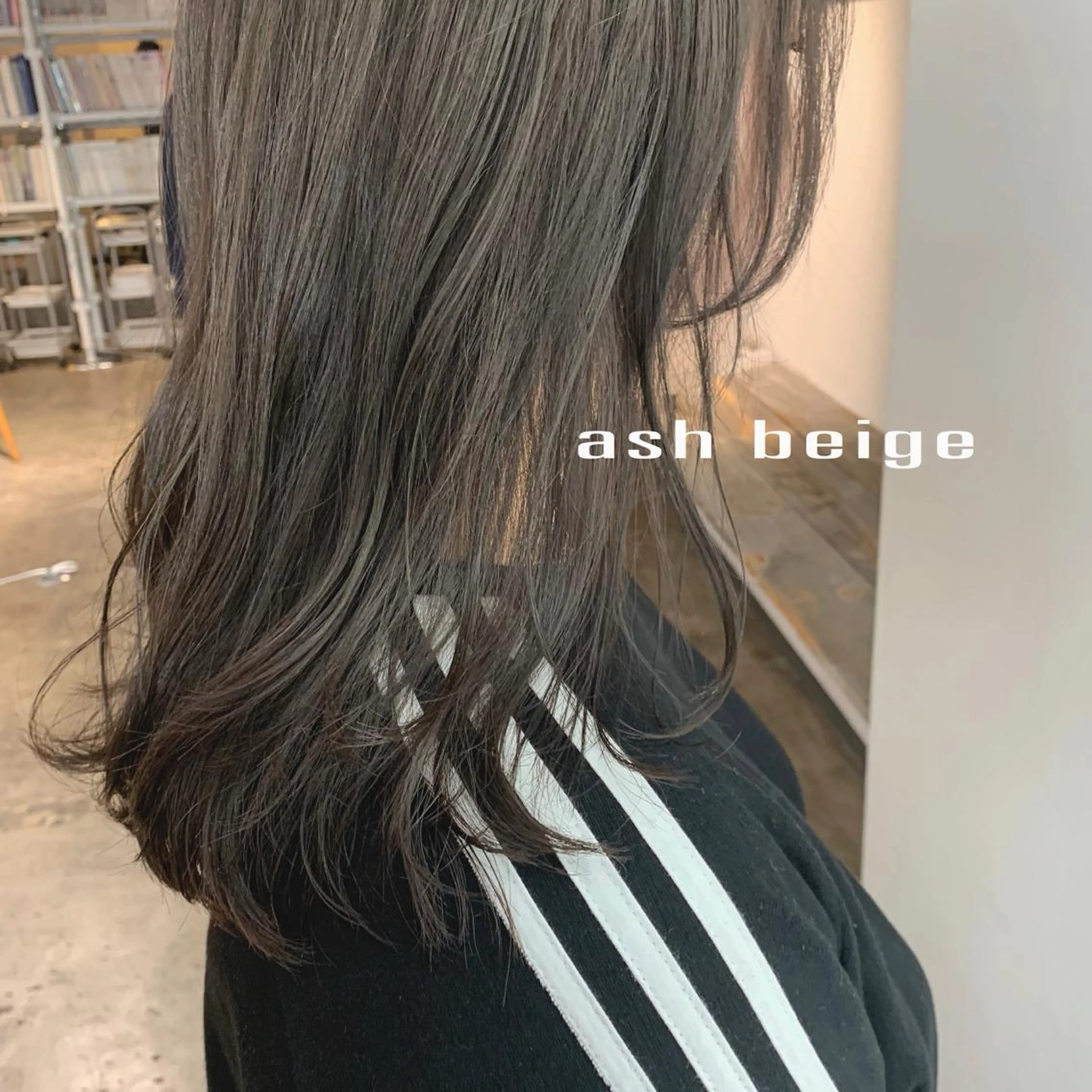 セミロング ヘアカラー トリートメント etore 矢場町 南沙希のヘアスタイル