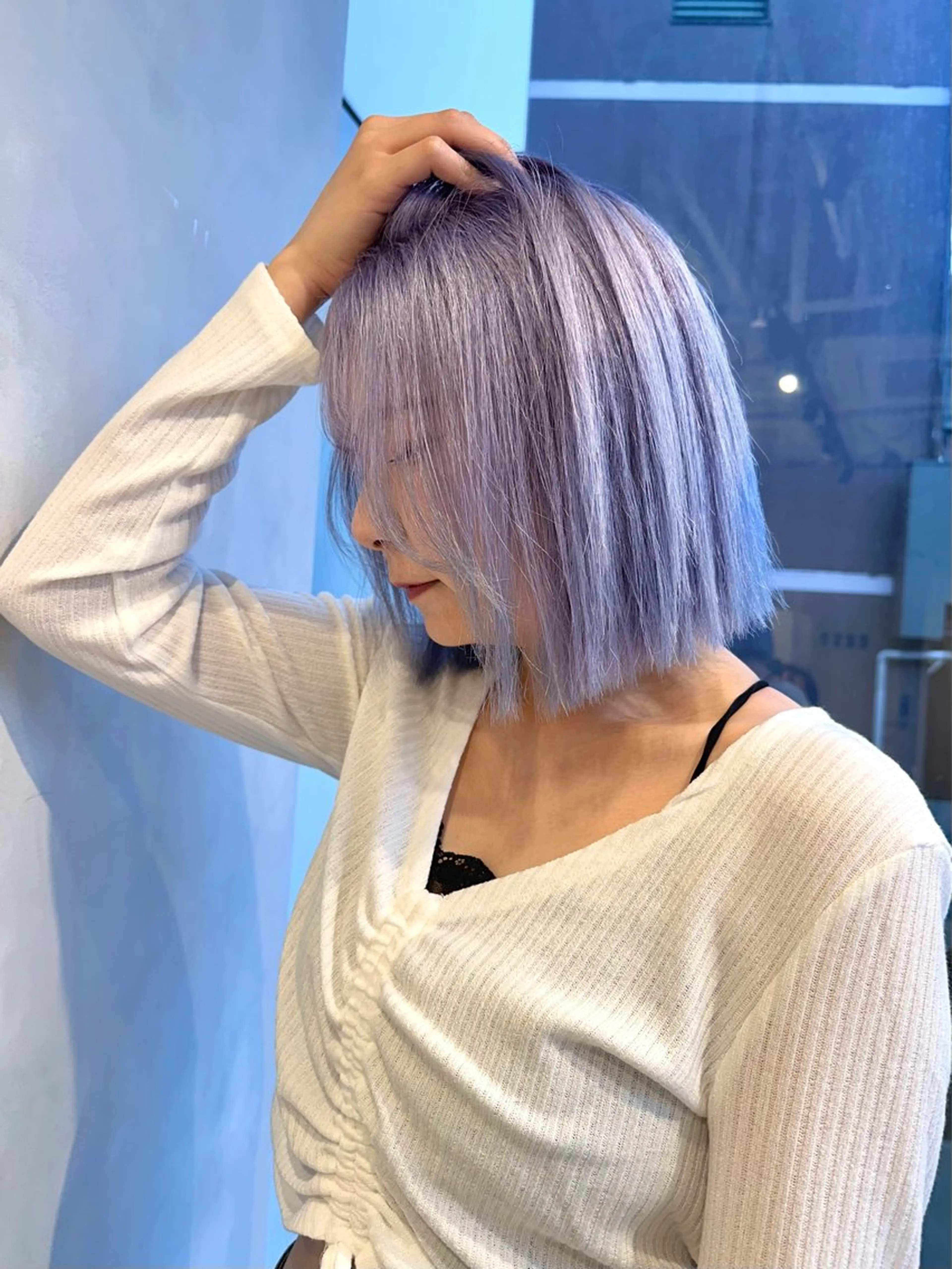 【うる艶ハイトーン🧸♥️】《カット》＋《ケアブリーチダブルカラー》＋《2STEP 艶出しトリートメント》の写真