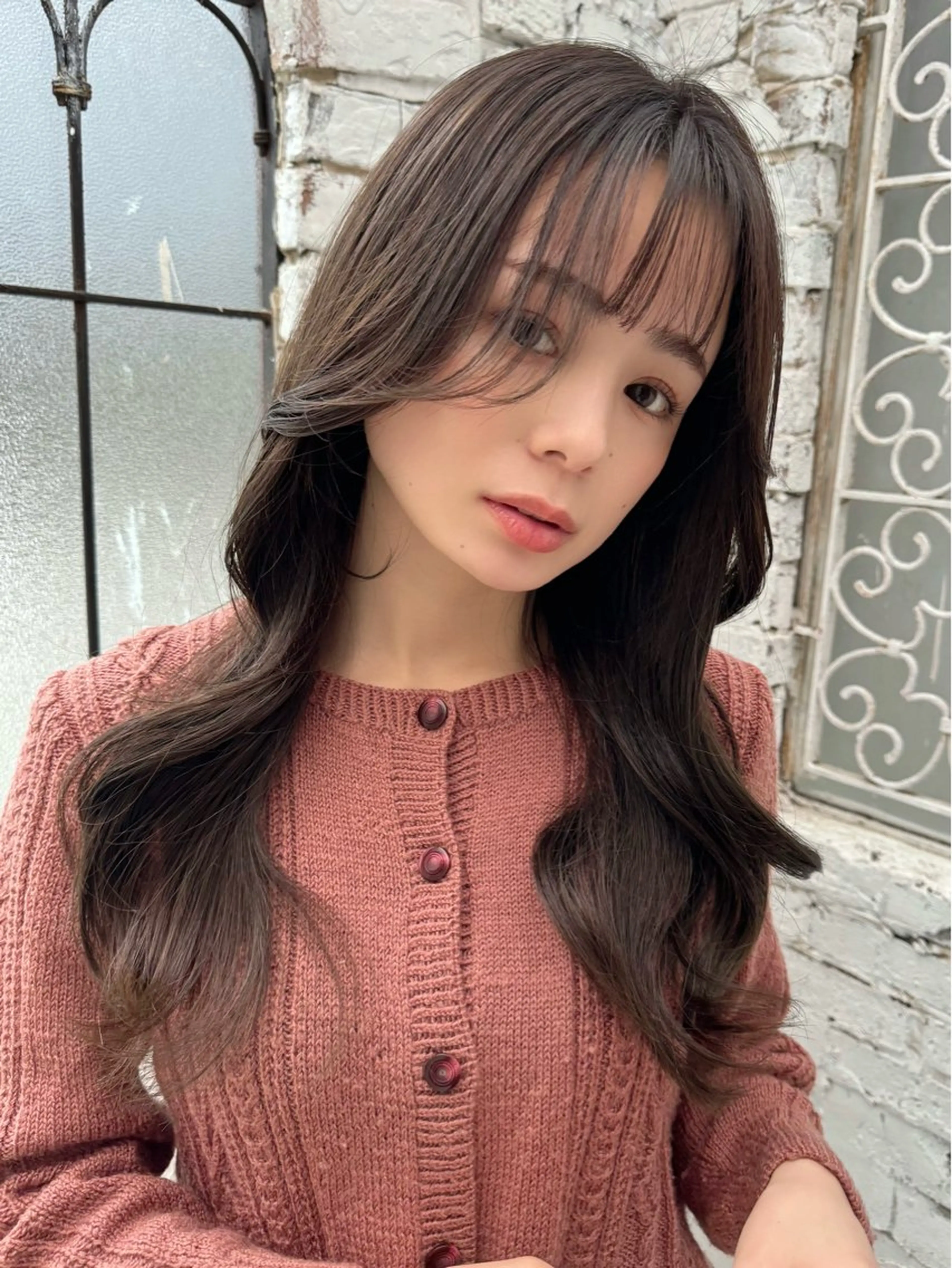 ロング カット ヘアカラー トリートメント 産休中2026.4月 復帰予定/野崎華代のヘアスタイル