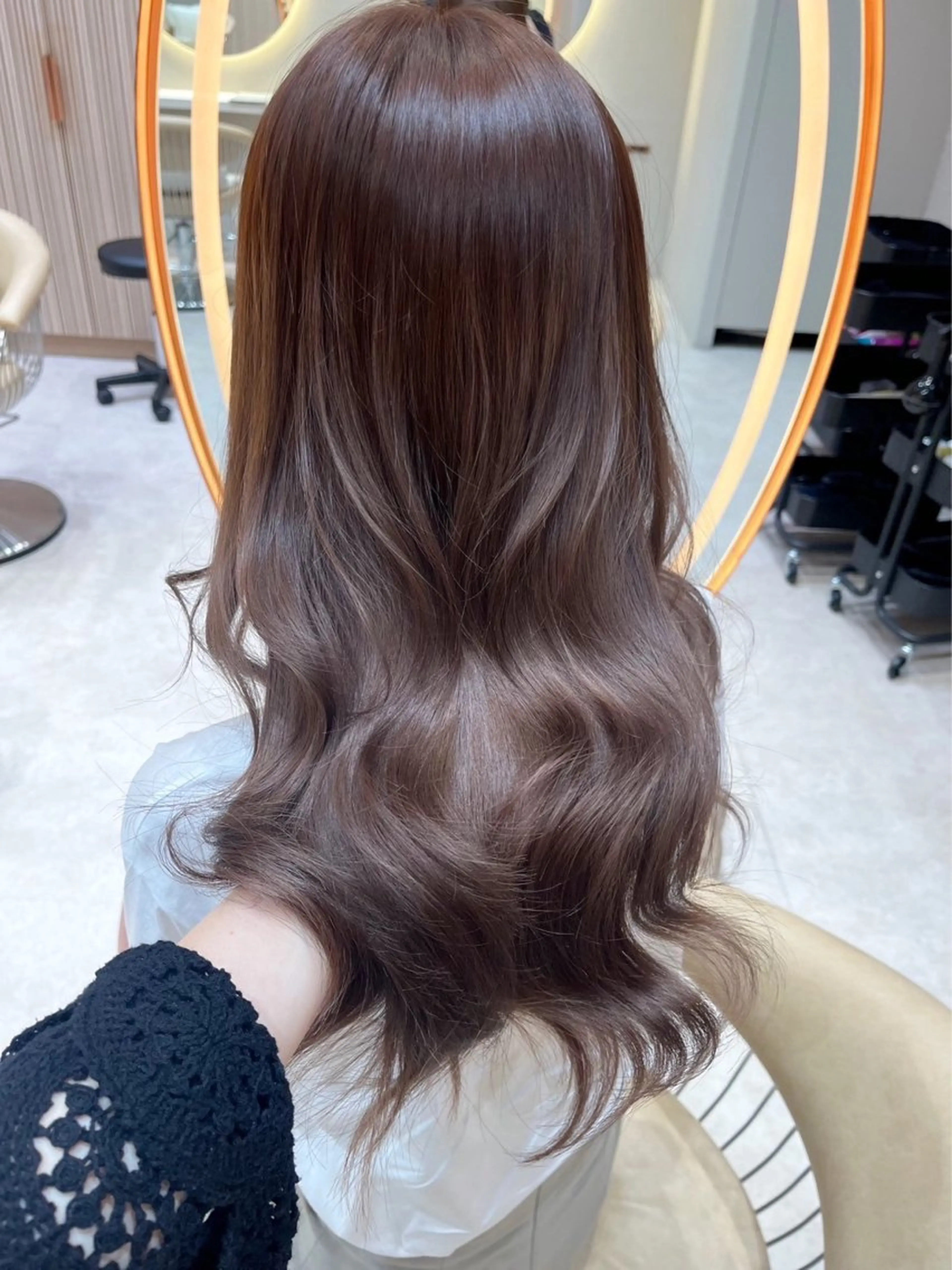 カラー ❤️ブリーチなし💚 ダブルカラー平野実花のヘアスタイル