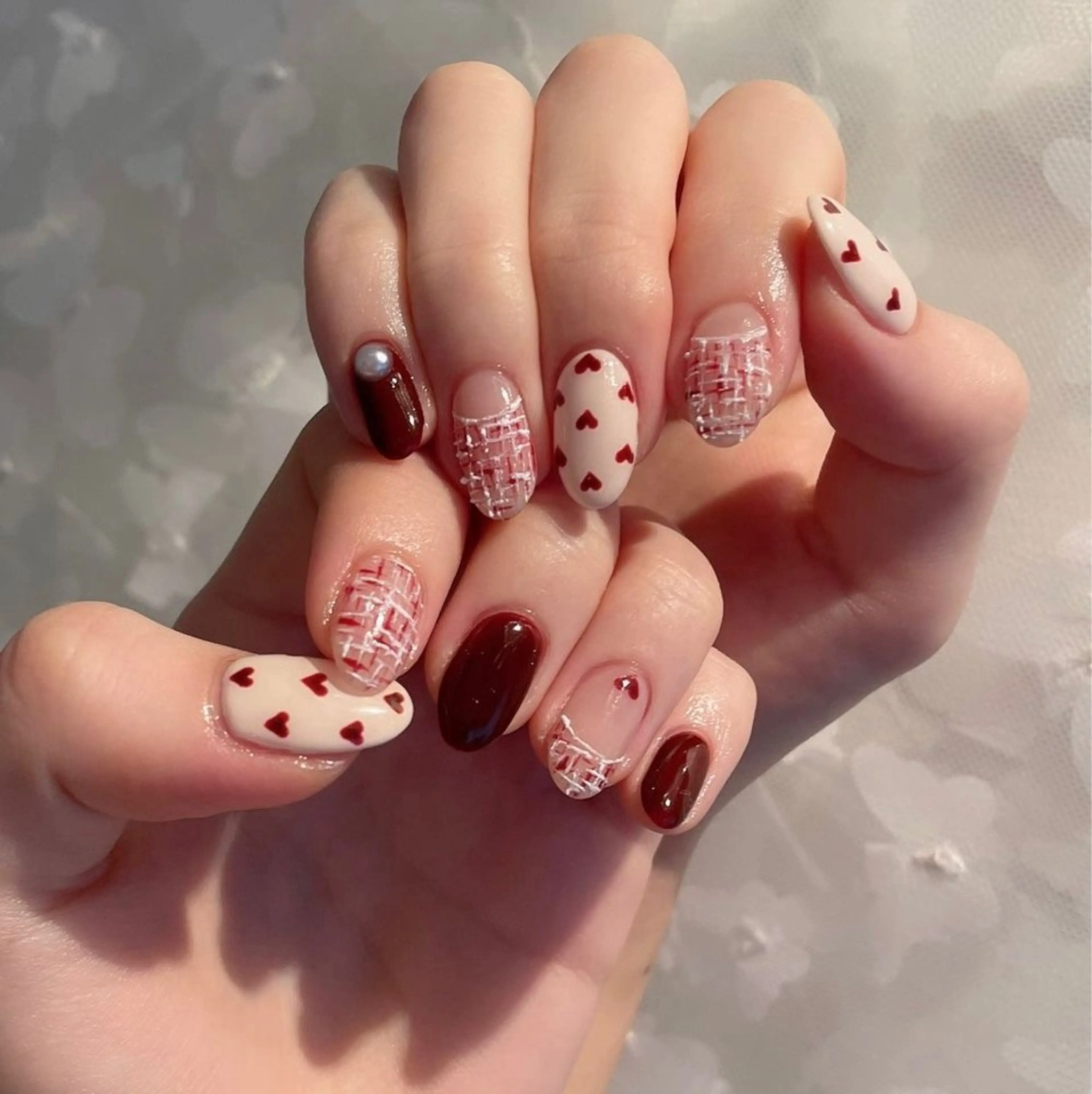 ネイル アートネイル グラデーション キラキラネイル ニュアンスネイル オフィスネイル Jenn Nail Salonのネイルデザイン