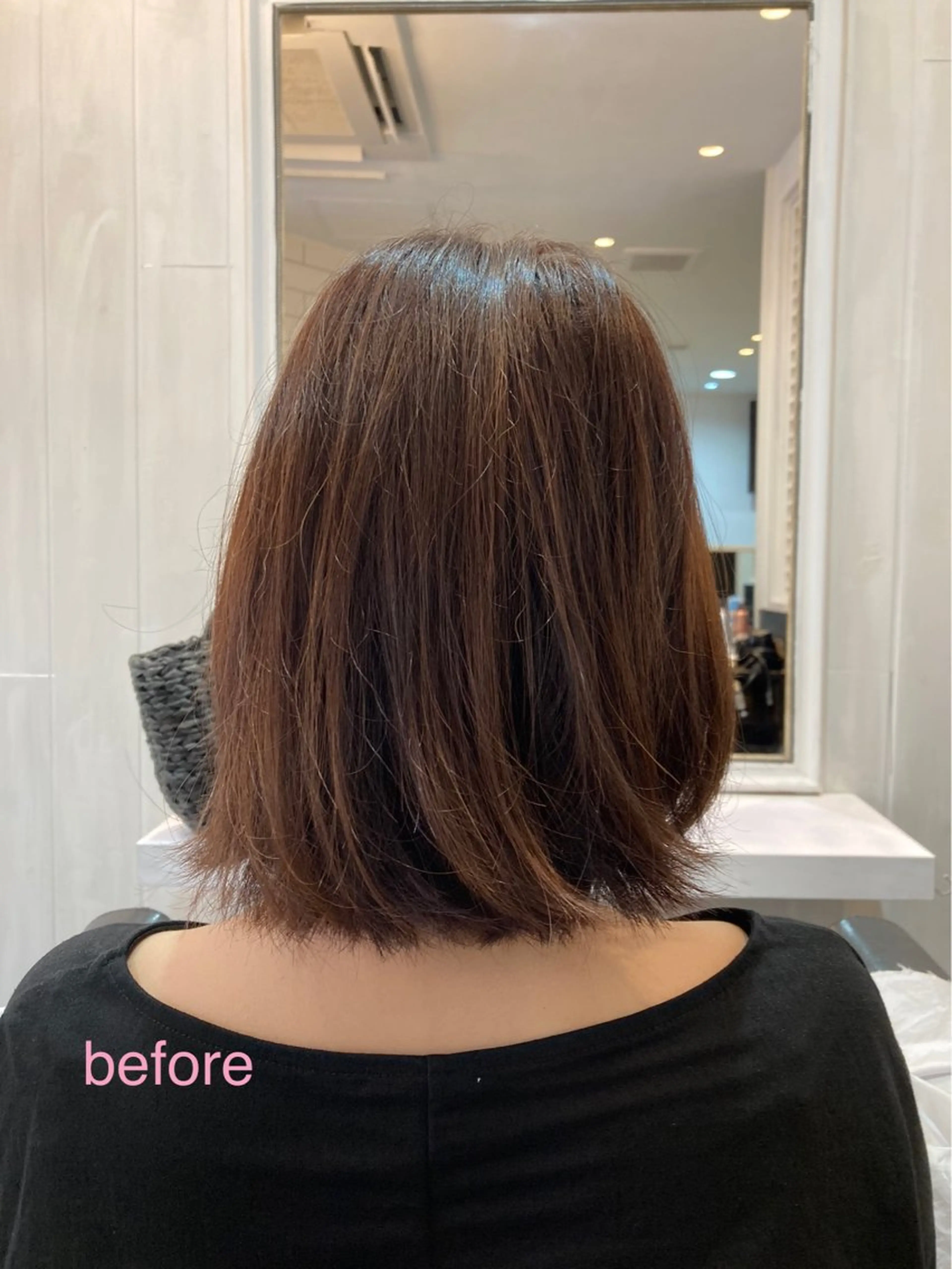 セミロング カラー JUNO HAIR SALON所属・RuCOR. yuriのヘアスタイル