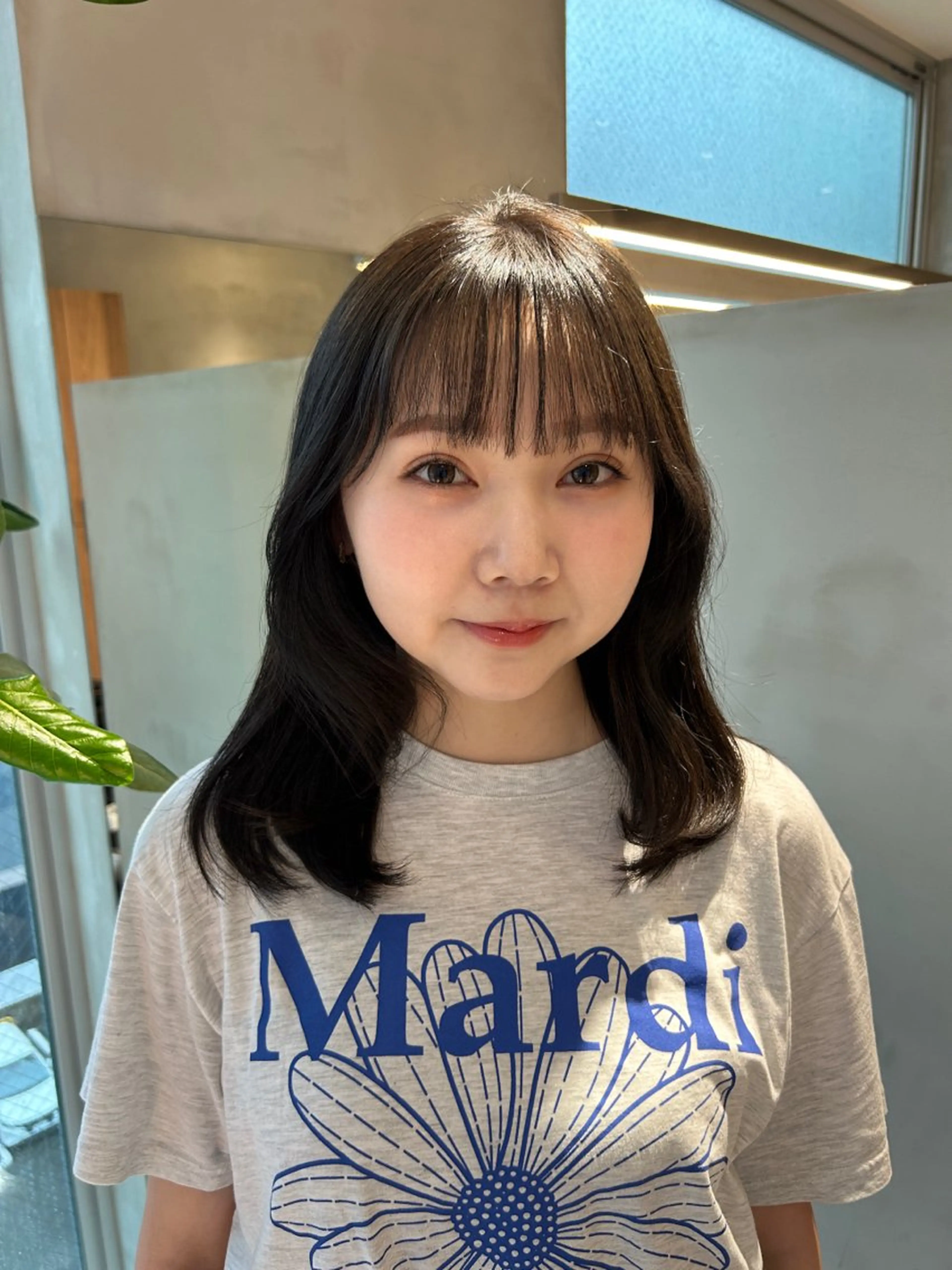 セミロング カラー ヘアカラー れんか/レイヤー/メ ンズ/ベージュ/艶髪のヘアスタイル