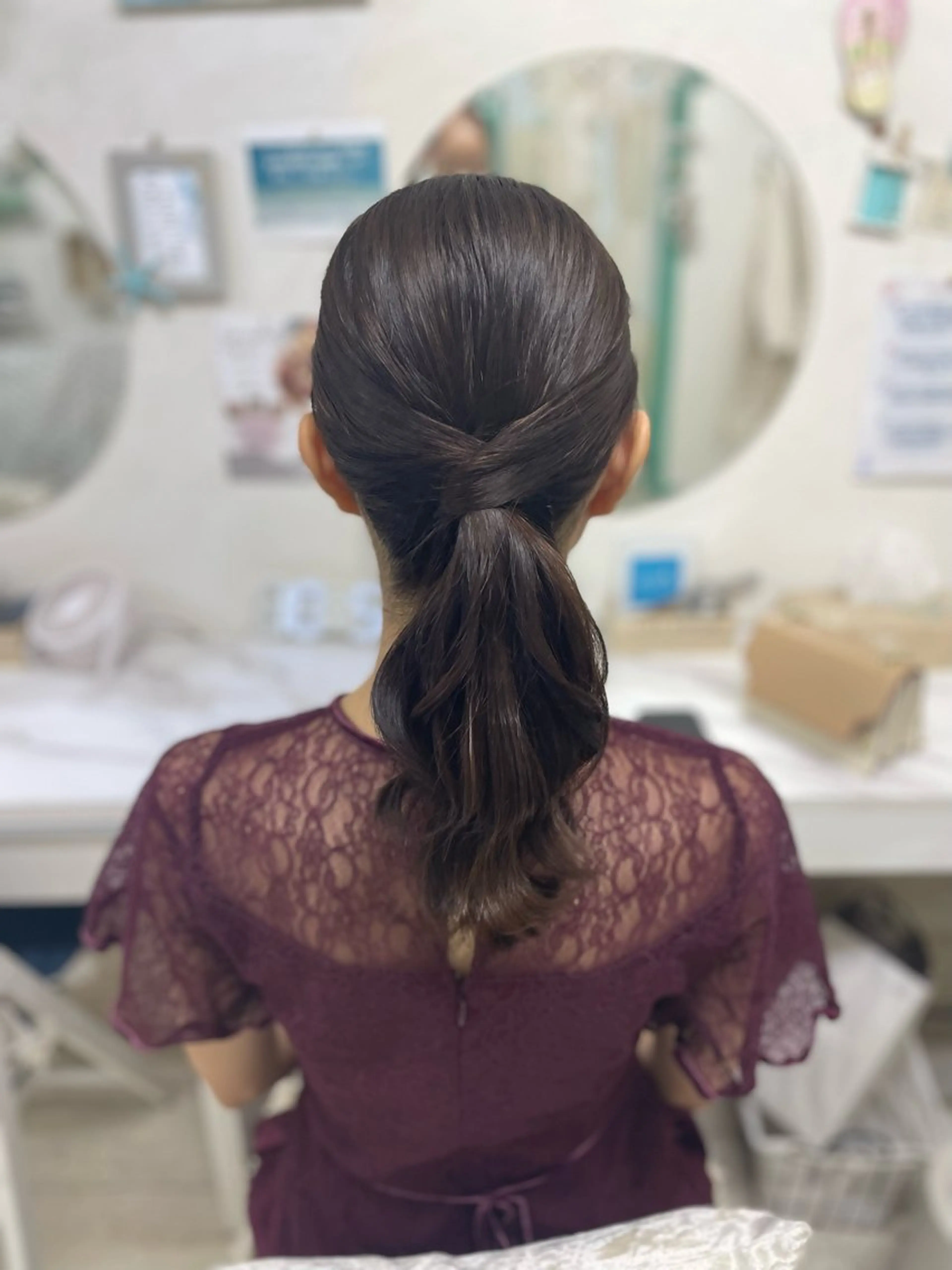 セミロング ヘアセット 六本木/ヘアセット /hairmakeのヘアスタイル