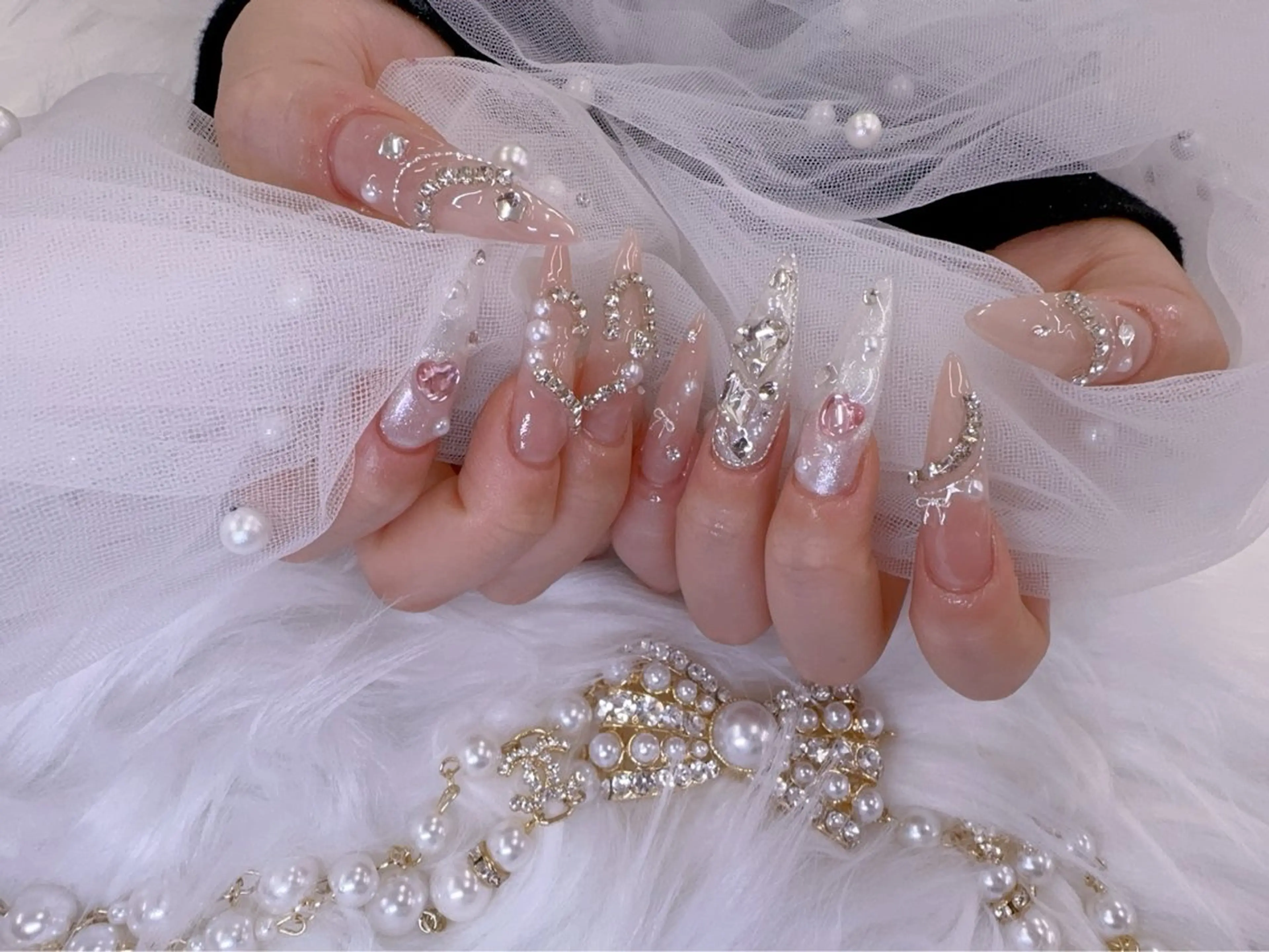 ネイル U・mi  nail salon【長さ出し/パラジェル/持ち込み/定額ネイル/学割U24】所属・Uminail ゆうゆうのネイルデザイン