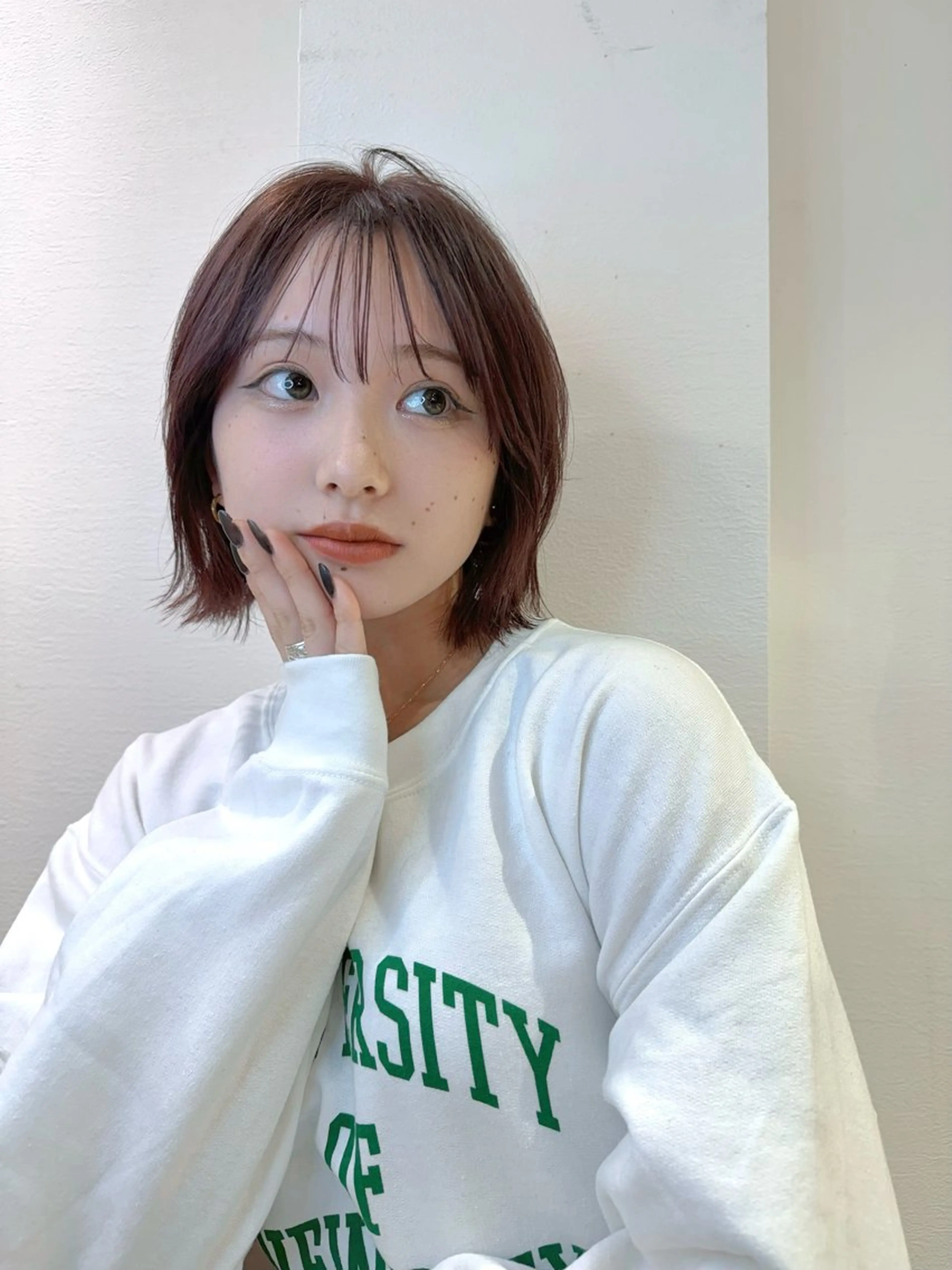 ショート カット ヘアカラー トリートメント レイヤーカット /透明感カラー西田のヘアスタイル