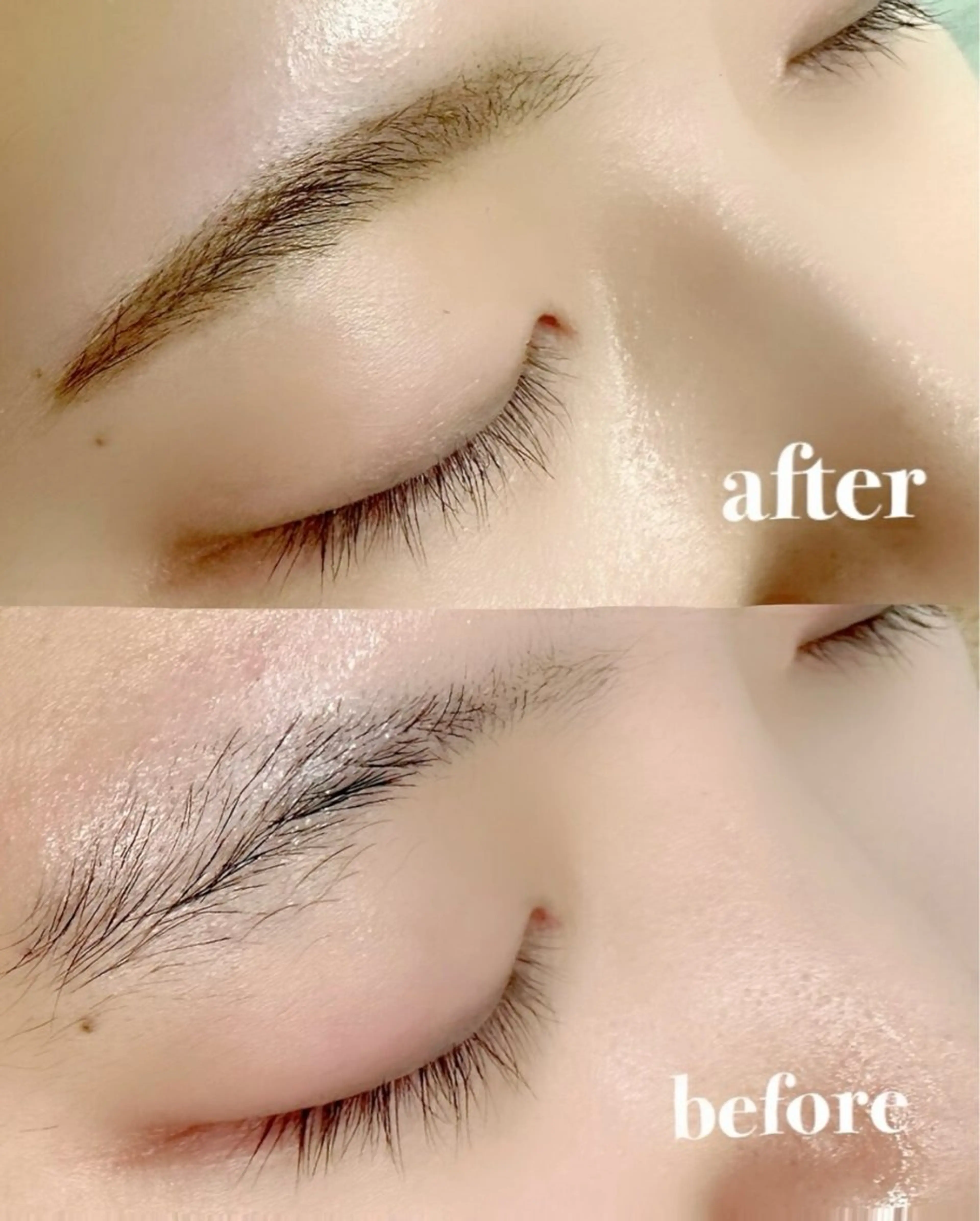 眉Wax脱毛の写真