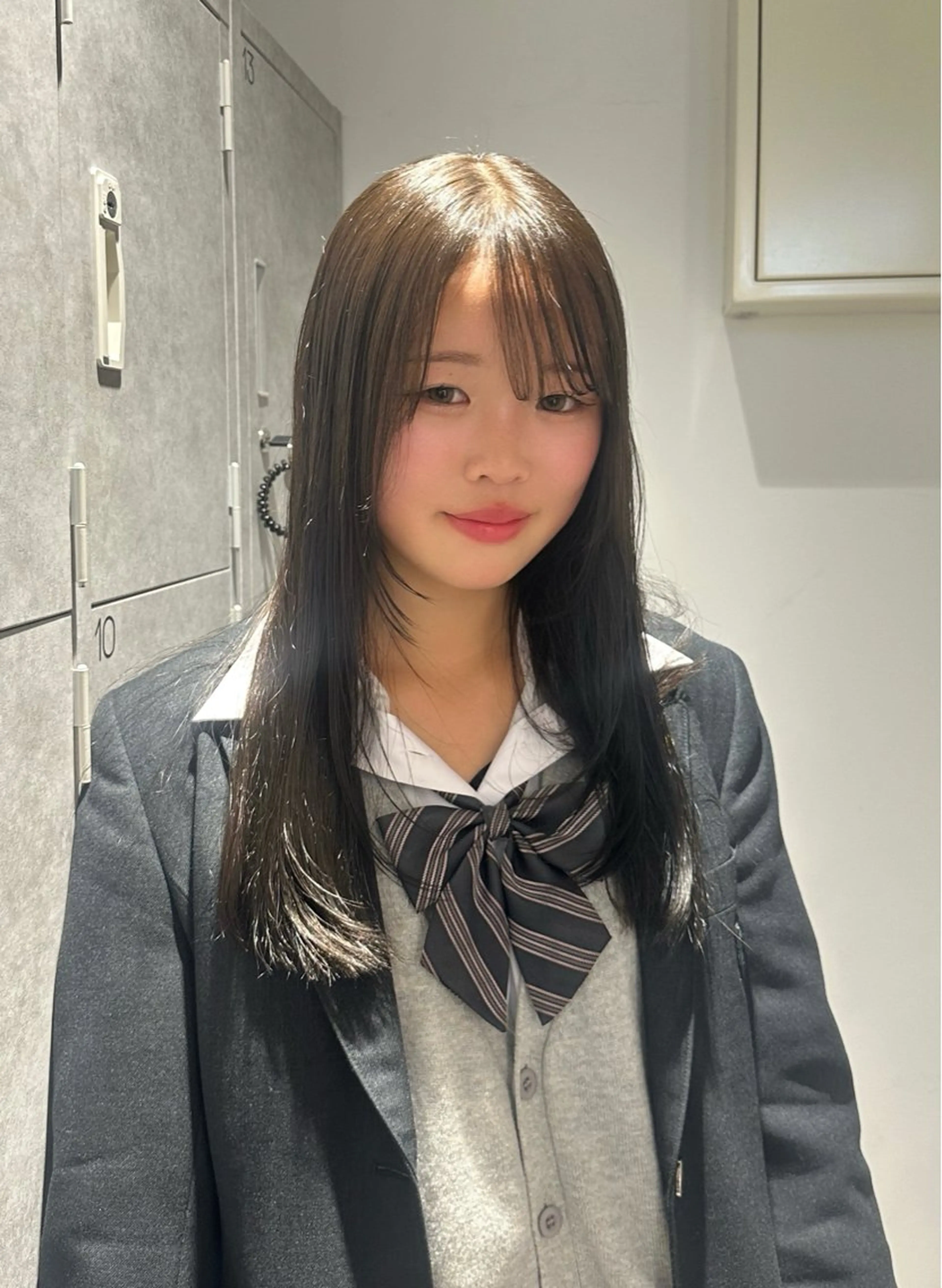 ロング カット ヘアカラー トリートメント 韓国ヘア/レイヤー/ sara 🎀のヘアスタイル