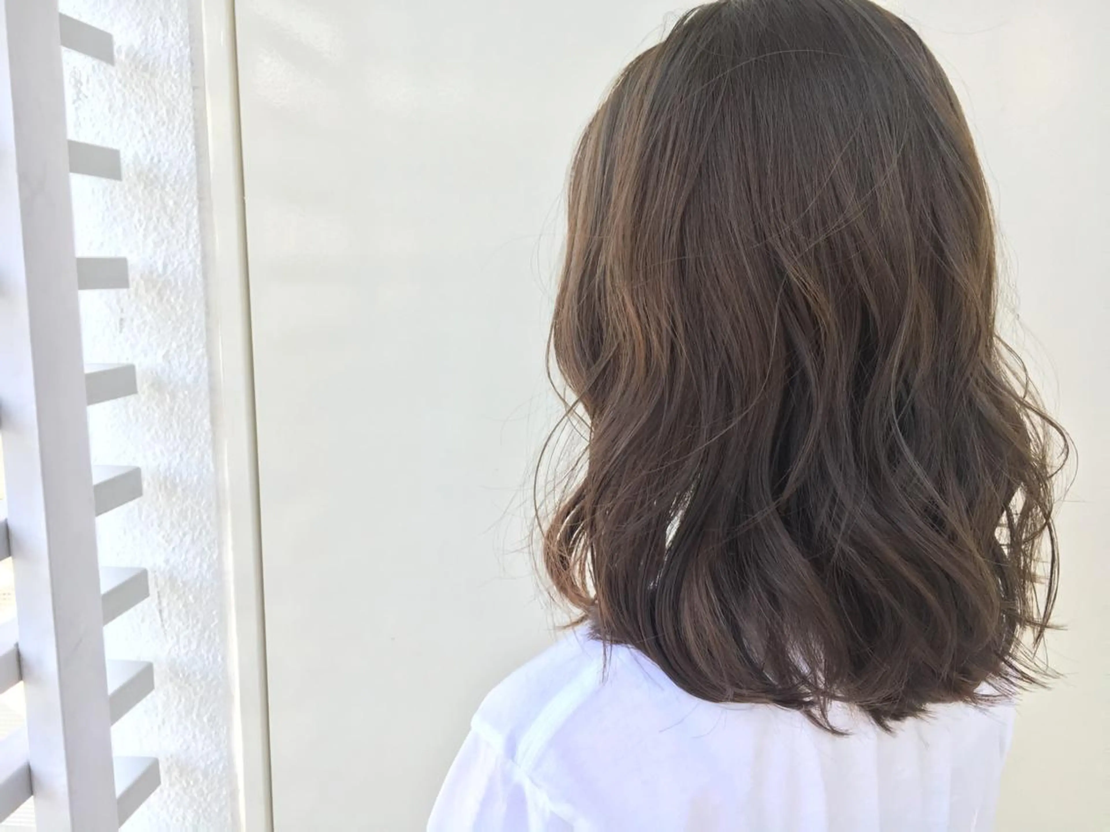 ミディアム カラー パーマ ヘアアレンジ カット ヘアカラー Zina福岡天神店 艶髪/レイヤー/小顔のヘアスタイル