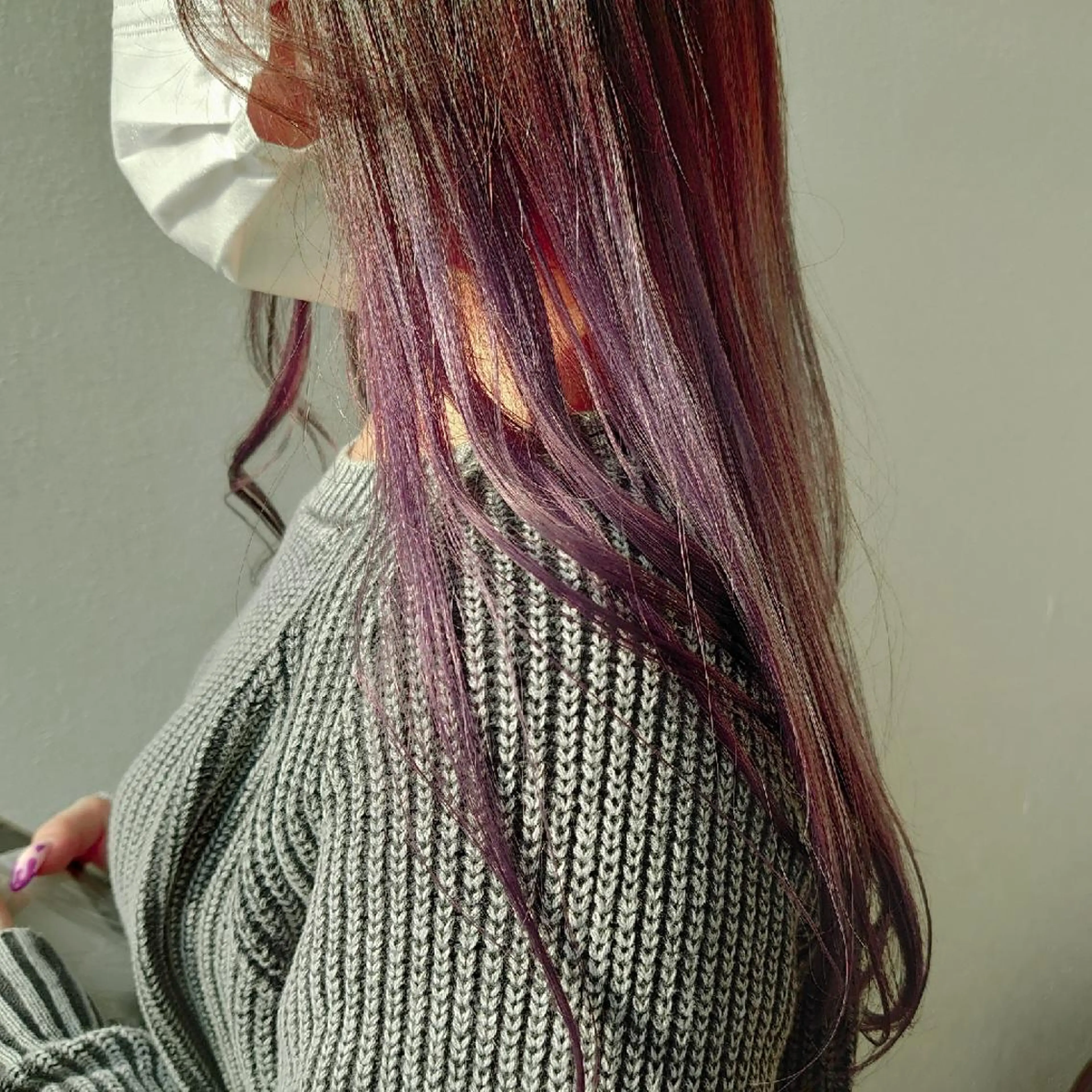 ロング カラー ヘアカラー トリートメント 髪質改善/ブリーチ 田代 龍我のヘアスタイル