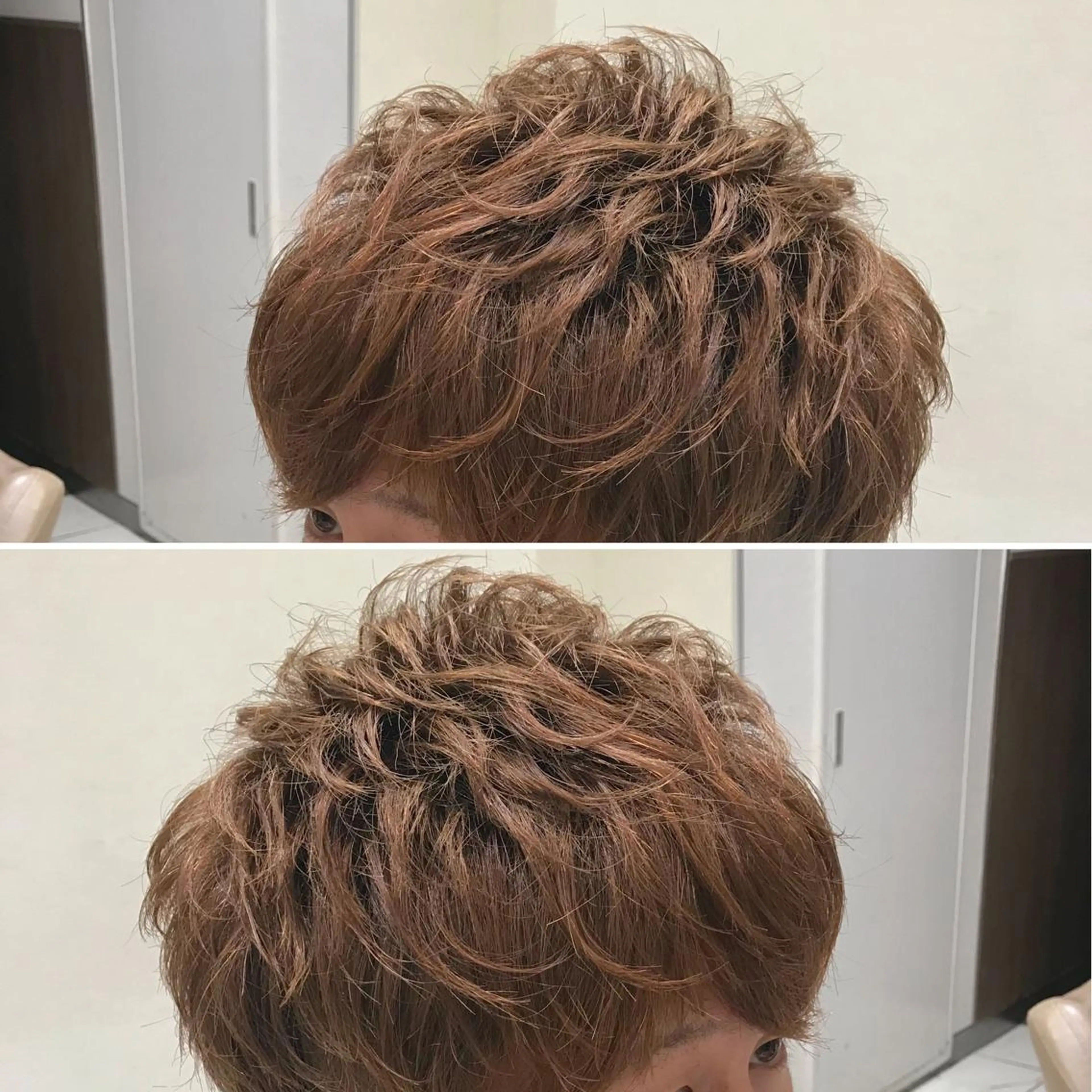 ショート カラー メンズ 【メンズ縮毛矯正】 田中秀斗のヘアスタイル