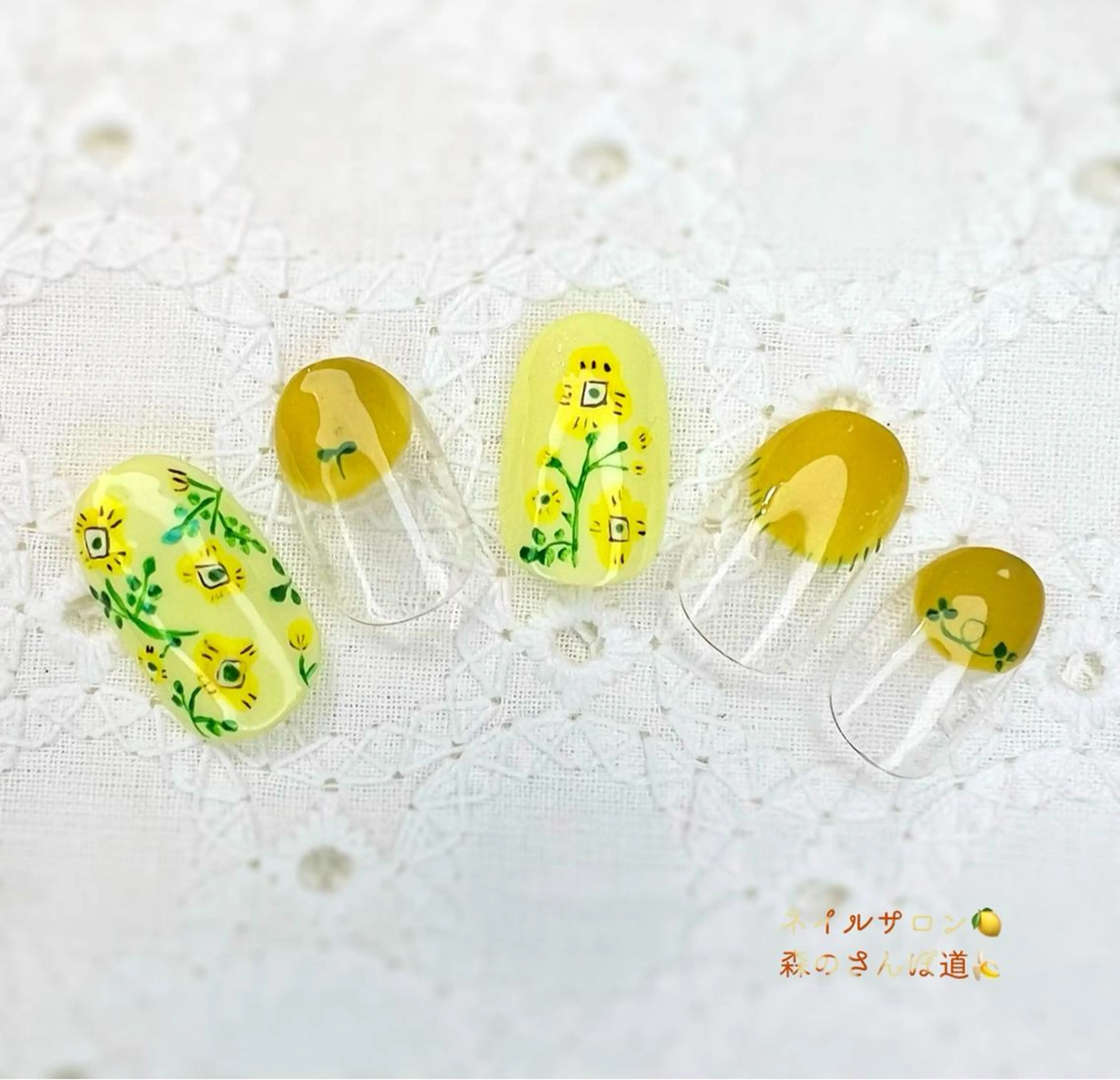 ネイル ハンドネイル 森のさんぽ道所属・ショートネイル 森のさんぽ道のネイルデザイン