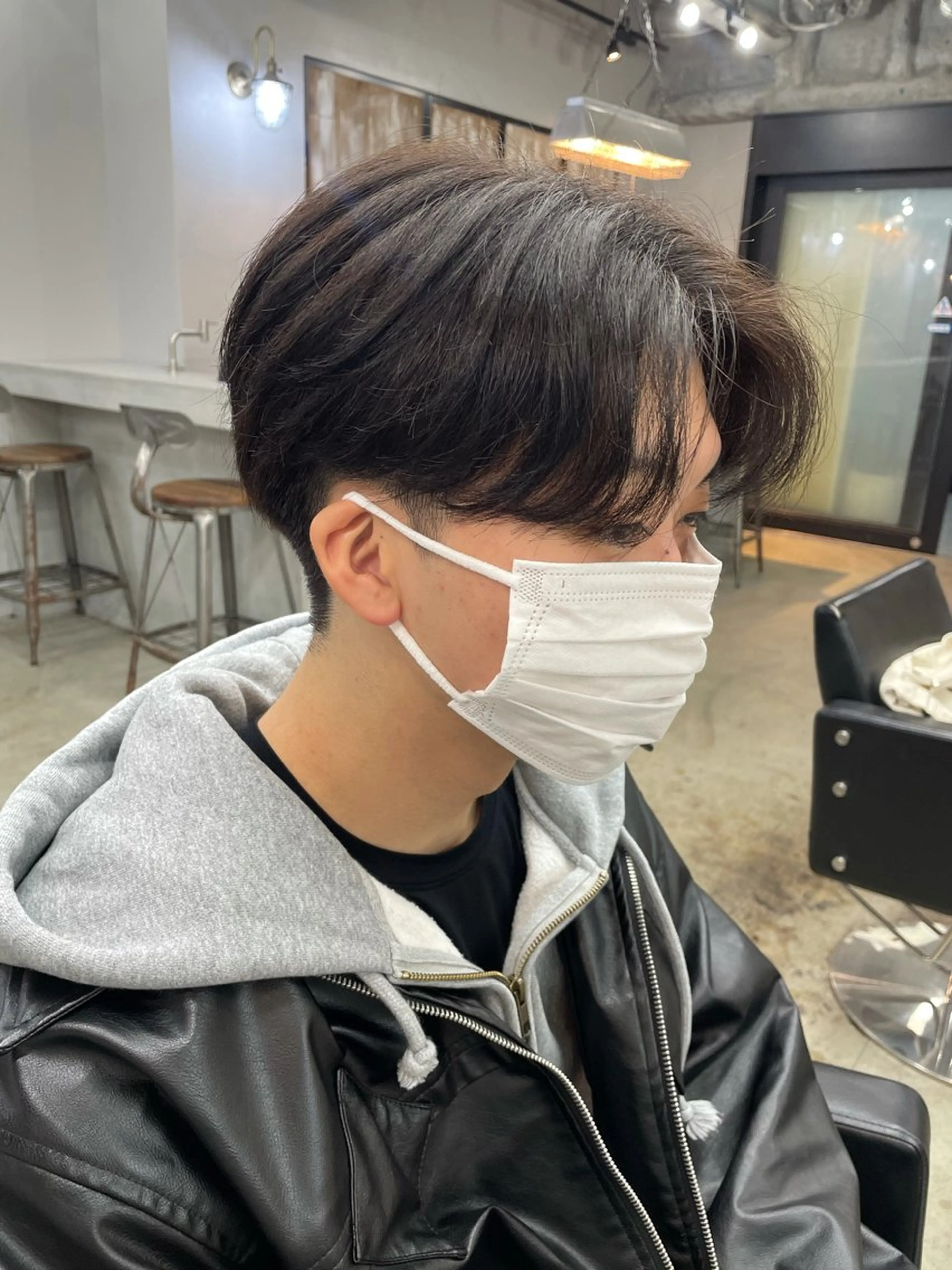 パーマ メンズ 新宿/韓国ヘア/ 髪質改善ストレートのヘアスタイル