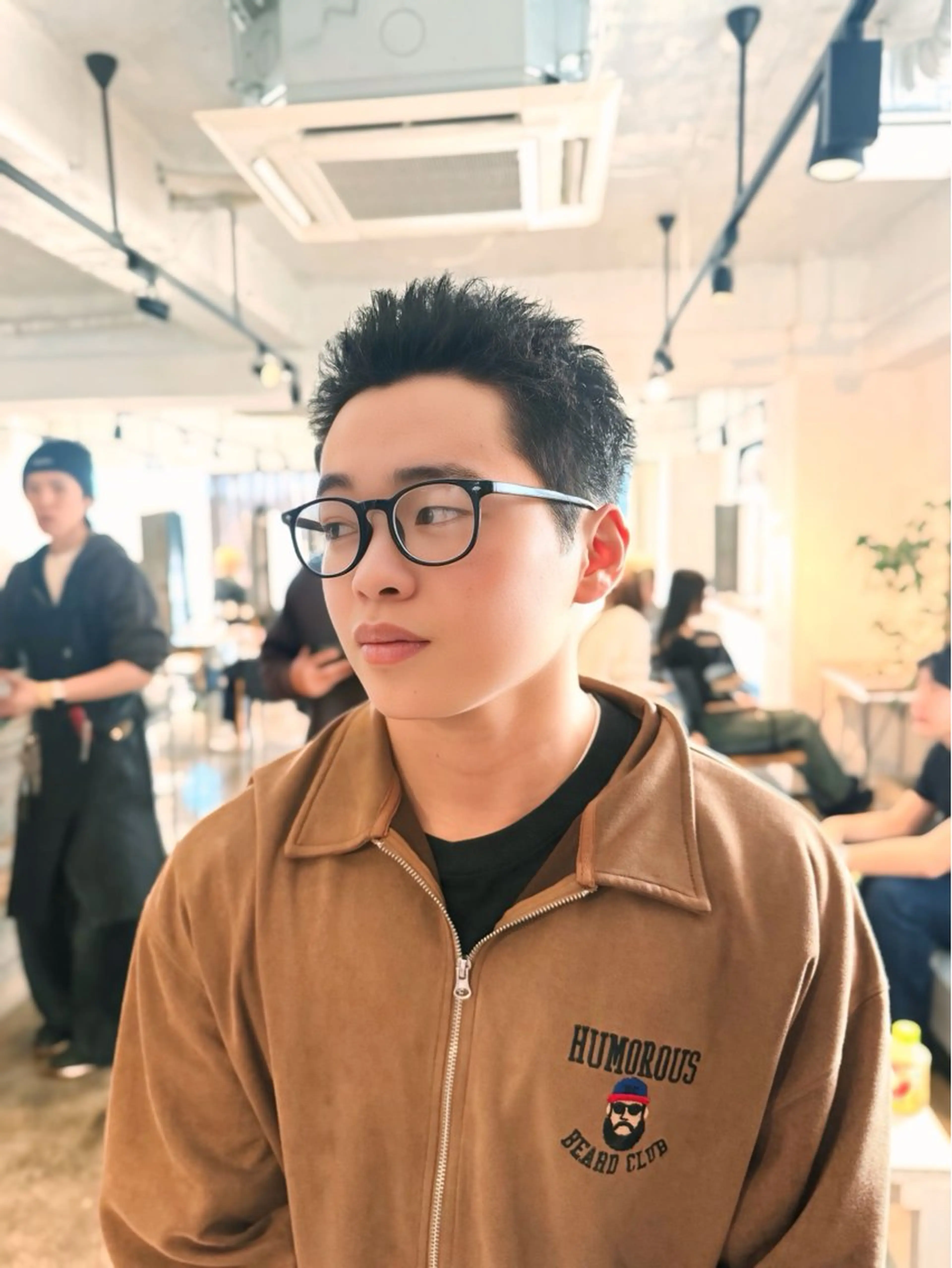 メンズ メンズパーマ スパイキーショート カット ヘアカラー パーマ トリートメント 骨格補正施術/メンズ 専門美容師/YUYAのヘアスタイル