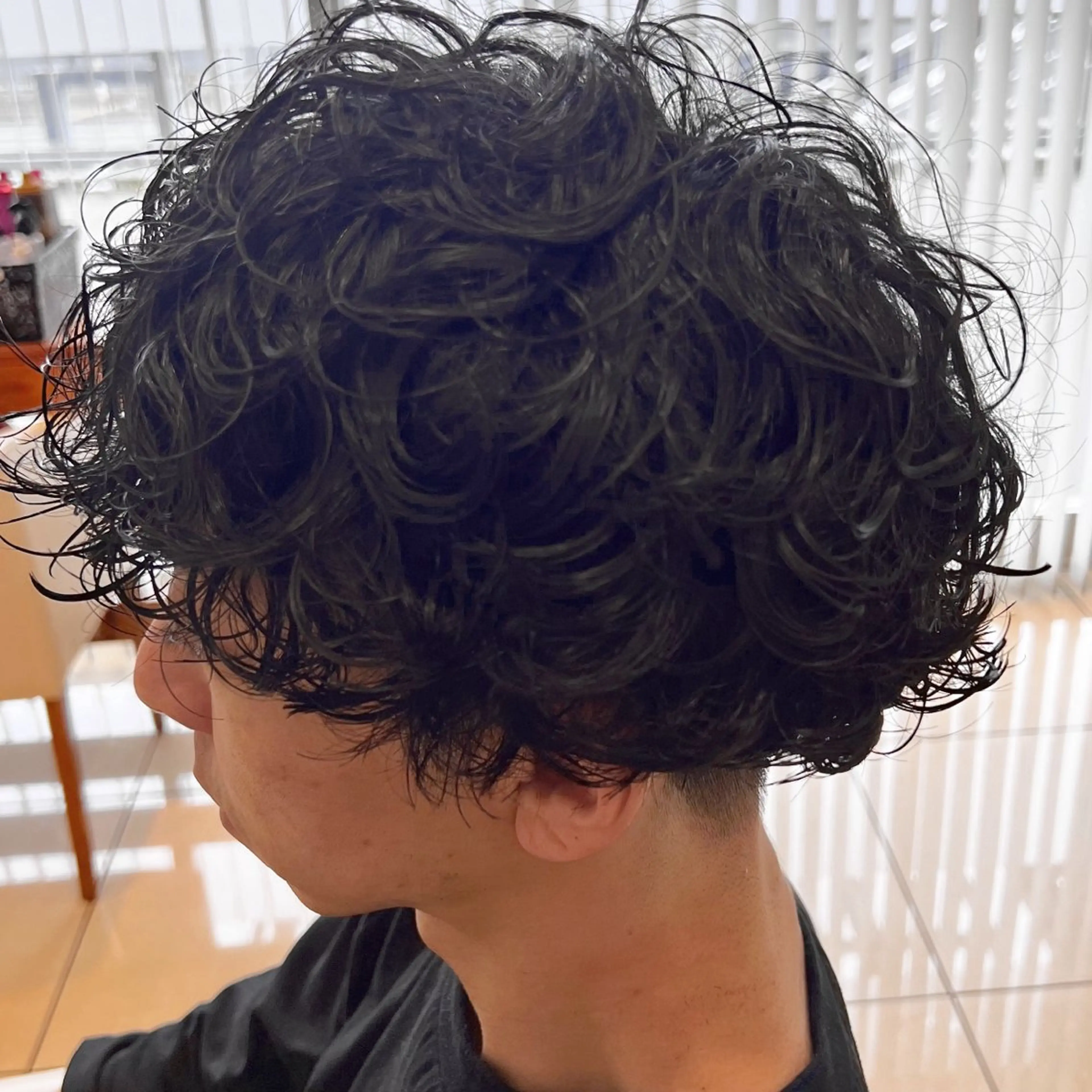 ショート パーマ メンズ カット パーマ 金子 直樹のヘアスタイル