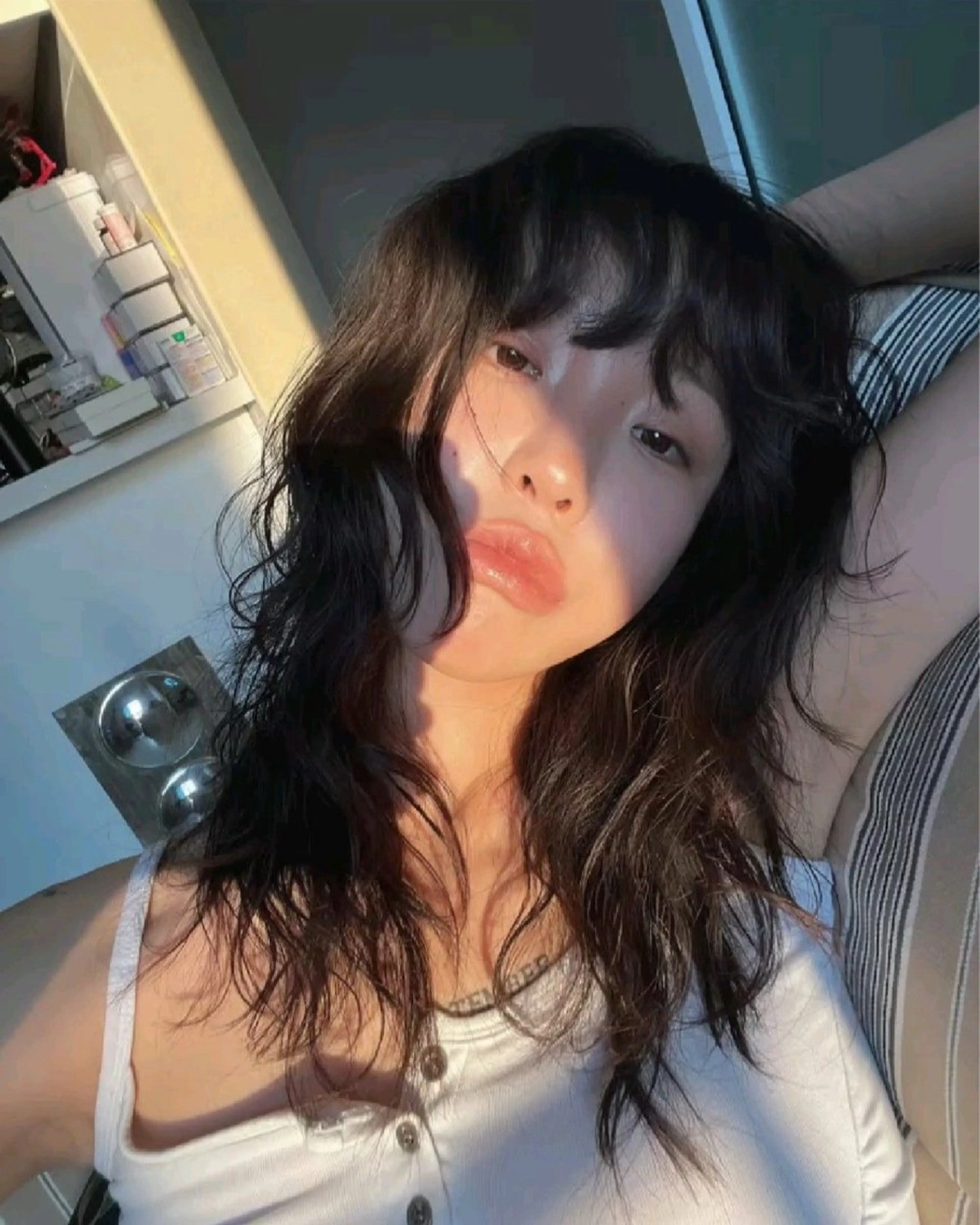 ミディアム パーマ カット パーマ お悩み解決パーマ hana🩰のヘアスタイル