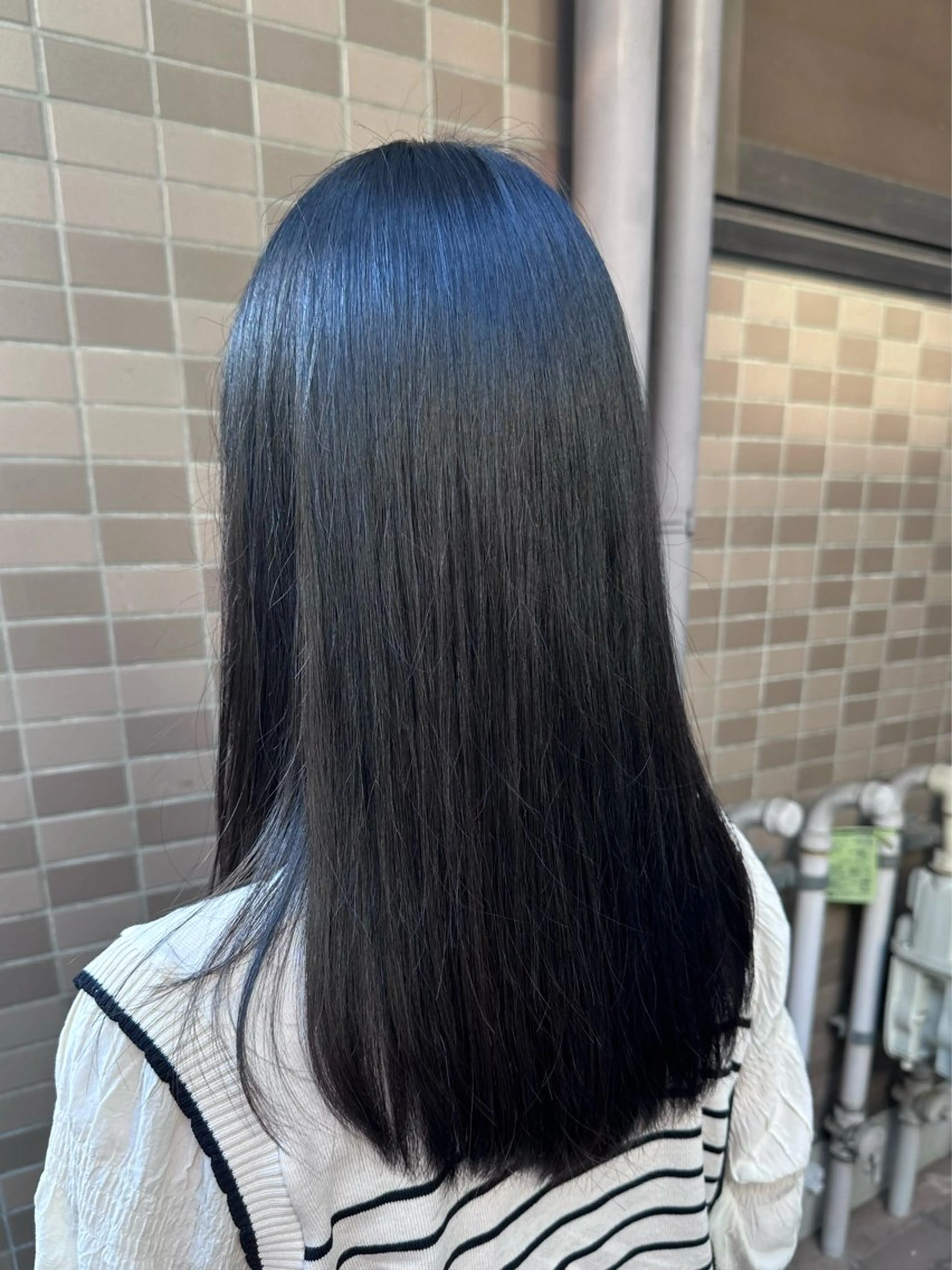 ミディアム カラー 韓国ヘア/レイヤー 顔周りカット/ユキナのヘアスタイル