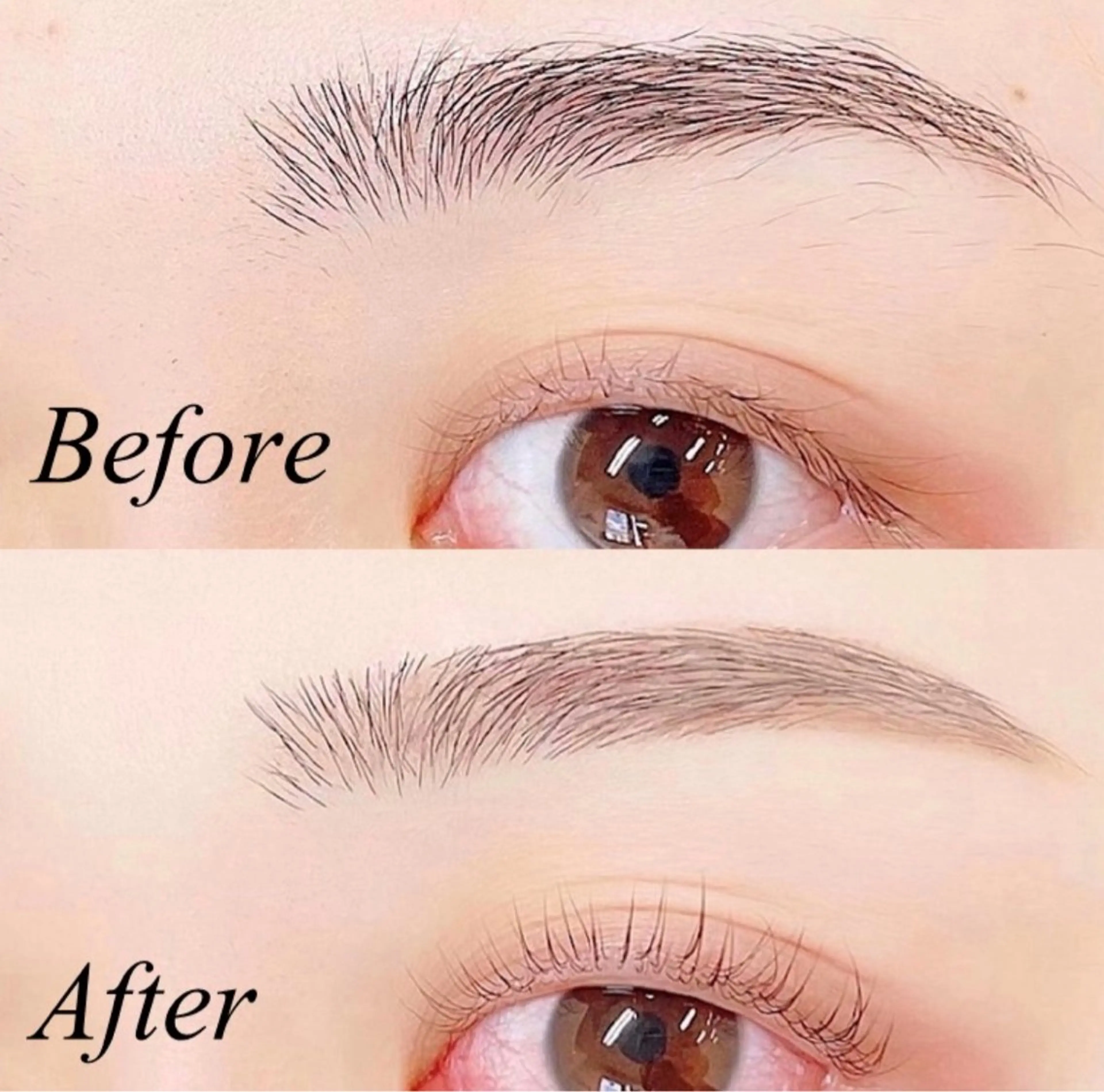 《ナチュラル眉🌱》美眉アイブロウWAX＋間引き (メイク込) ¥4700の写真