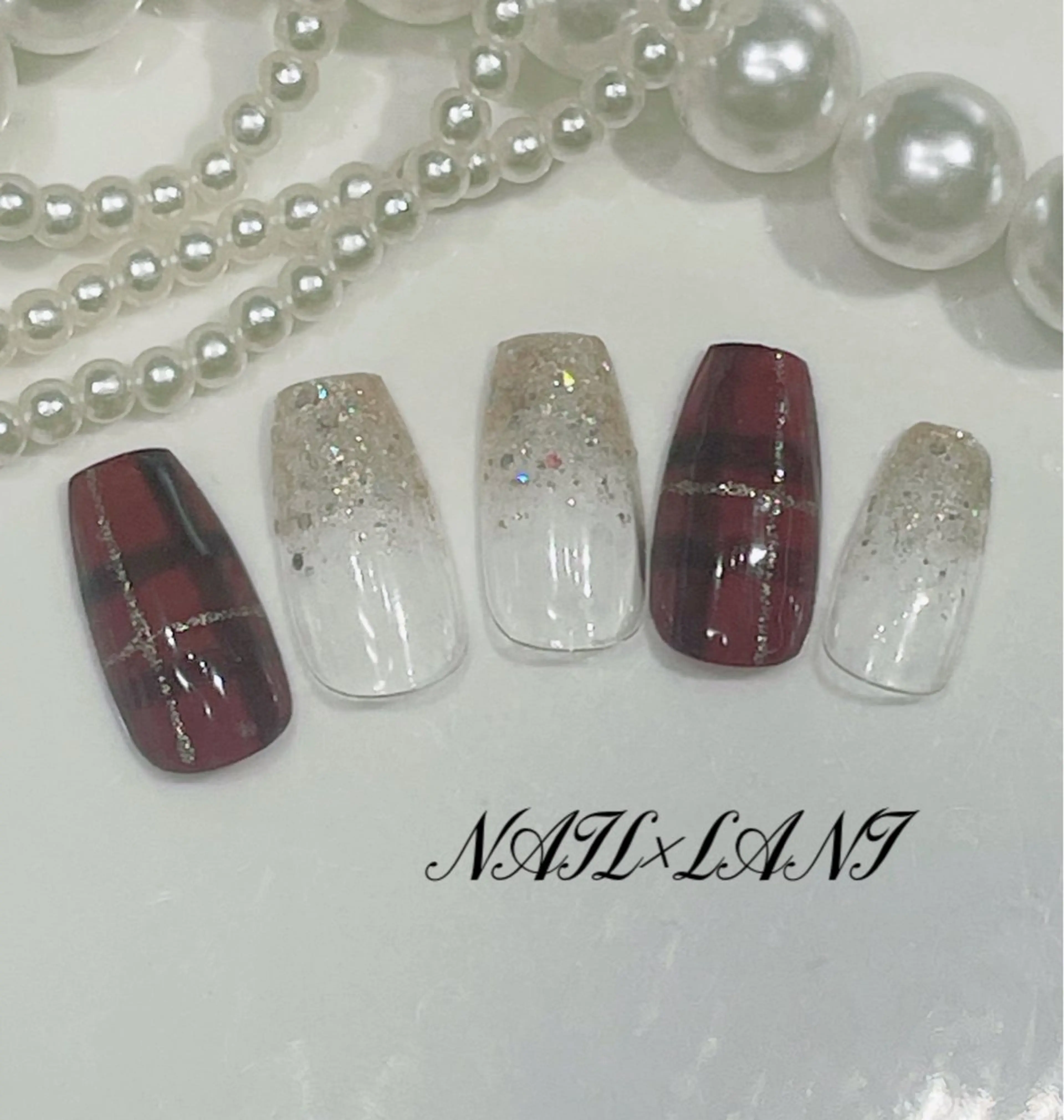 ネイル フットネイル ジェルネイル マグネットネイル パラジェル 一之瀬 柚季のネイルデザイン