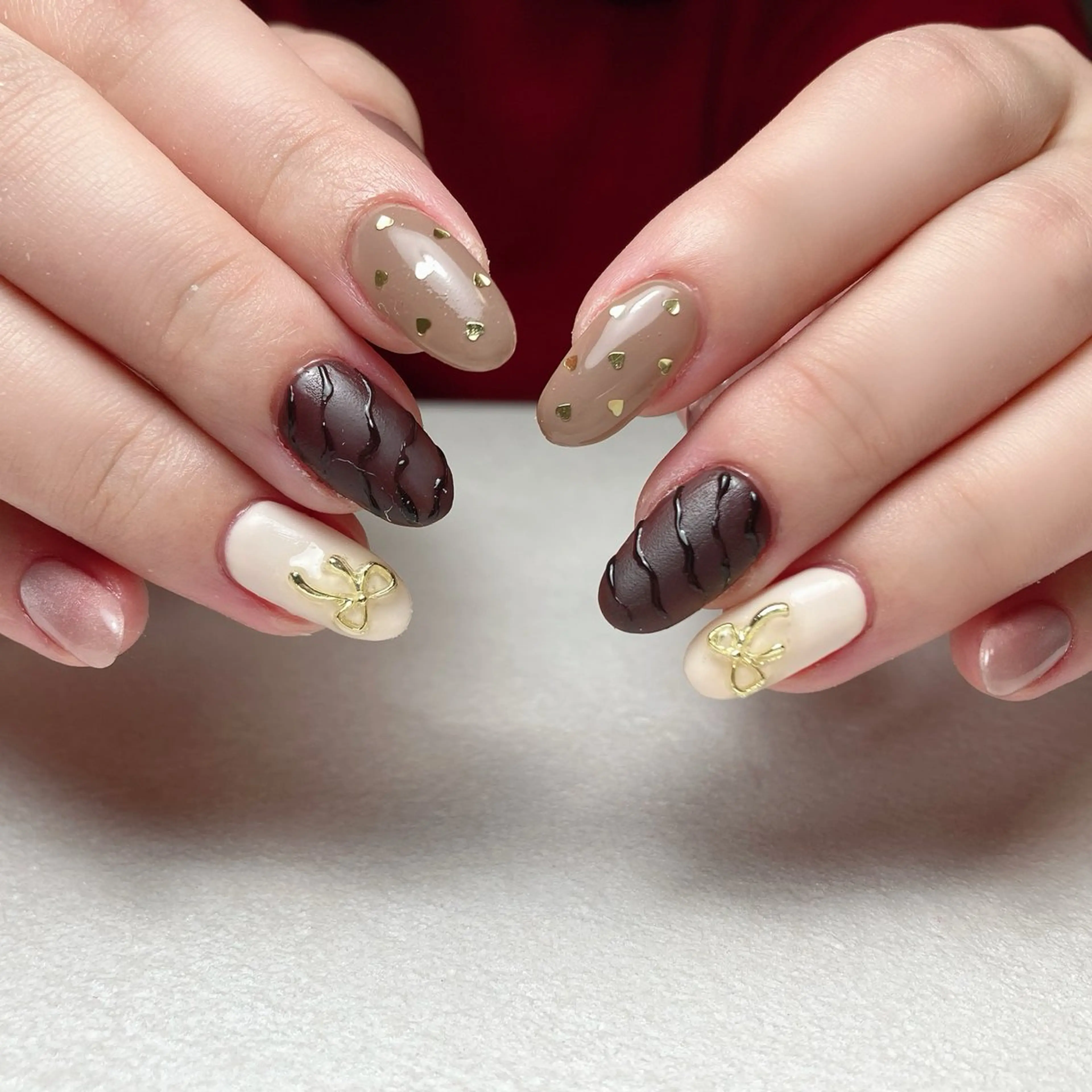 ネイル バレンタイン amu所属・かおる KAORUのネイルデザイン