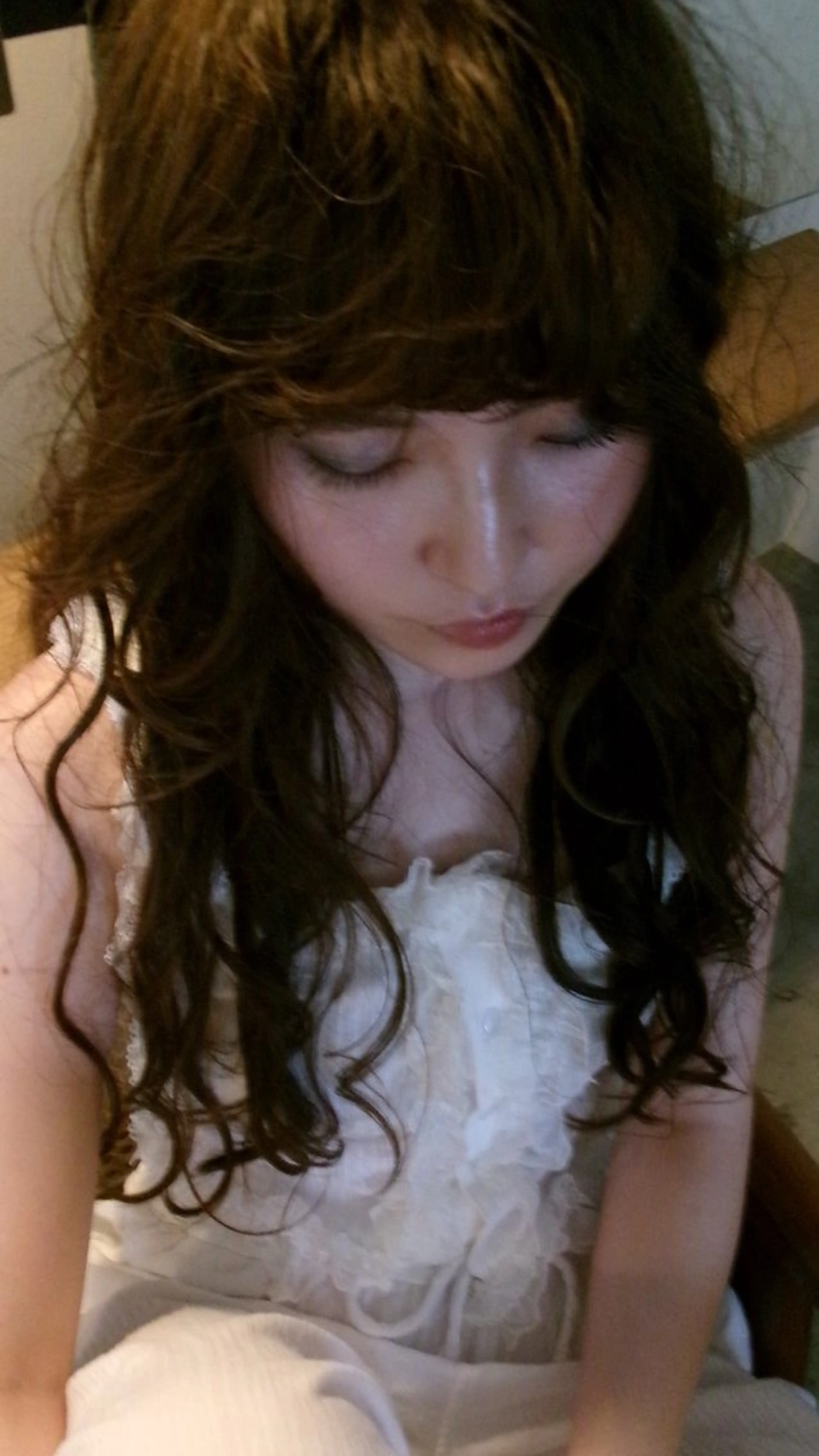 セミロング パーマ デザインカット/ パーマ/nanaのヘアスタイル