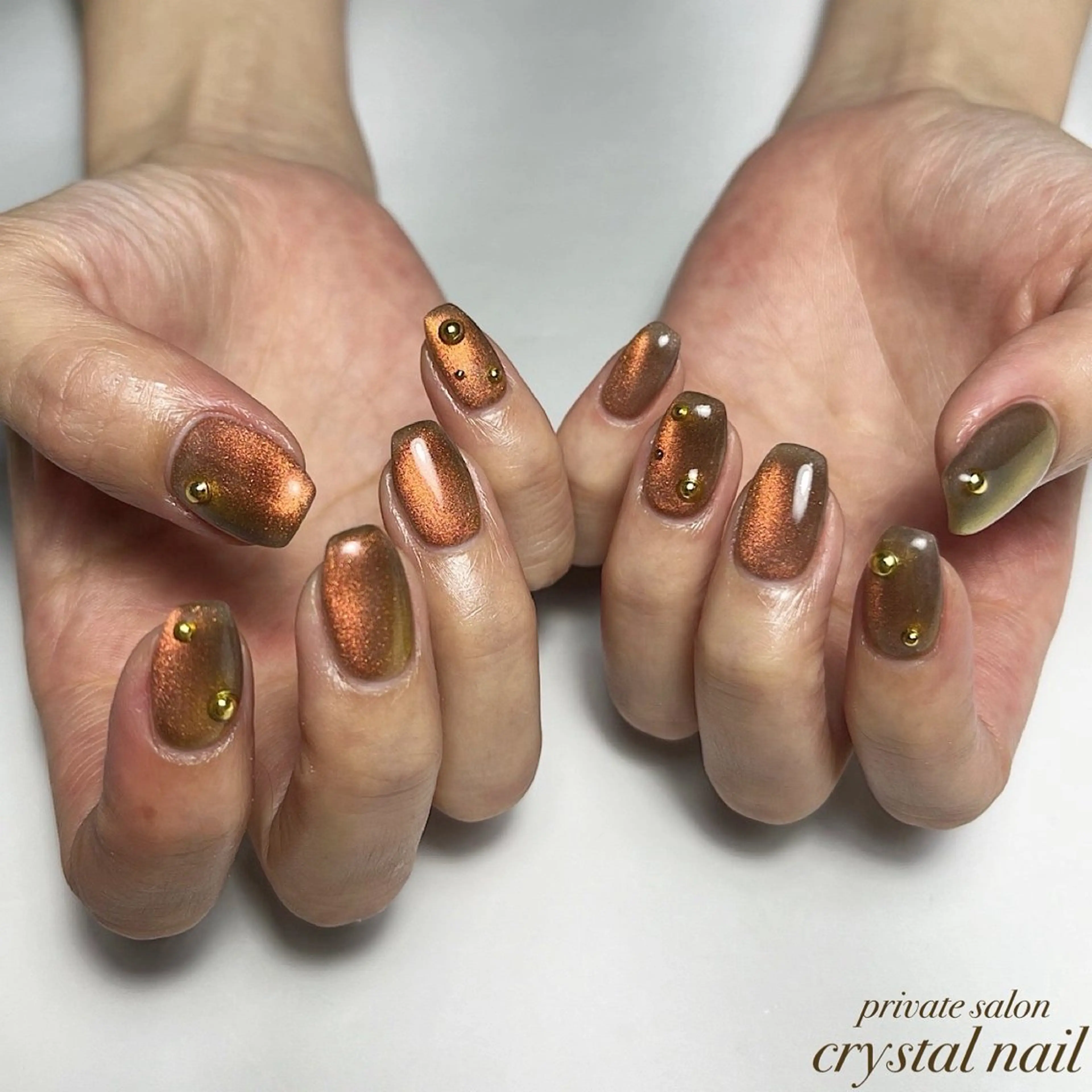 ネイル マグネットネイル Crystal Nailのネイルデザイン
