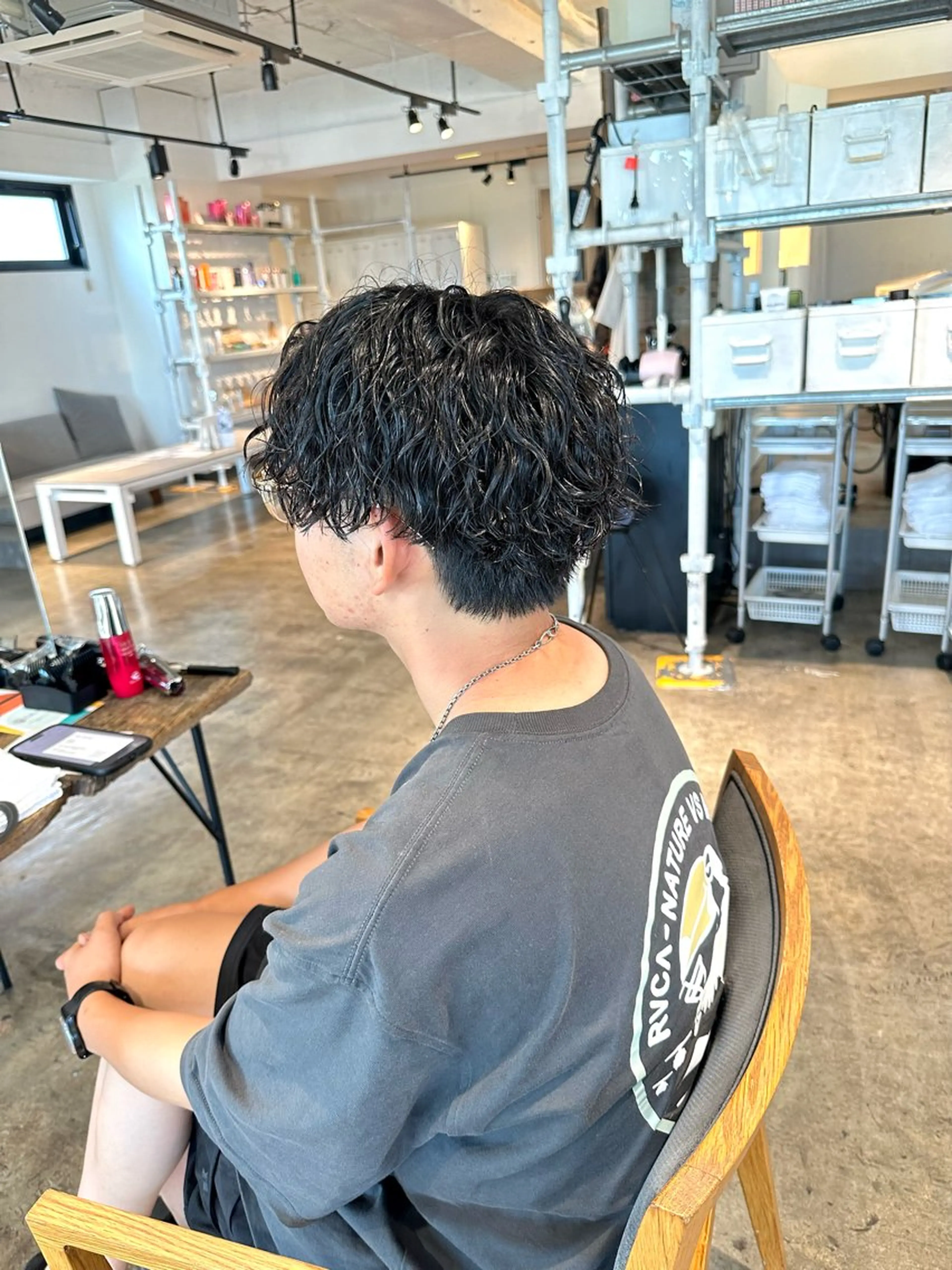 メンズ マッシュ メンズパーマ メンズツイストパーマ 波巻きパーマ ツイストパーマ カット ヘアカラー パーマ トリートメント 骨格補正施術/メンズ 専門美容師/YUYAのヘアスタイル