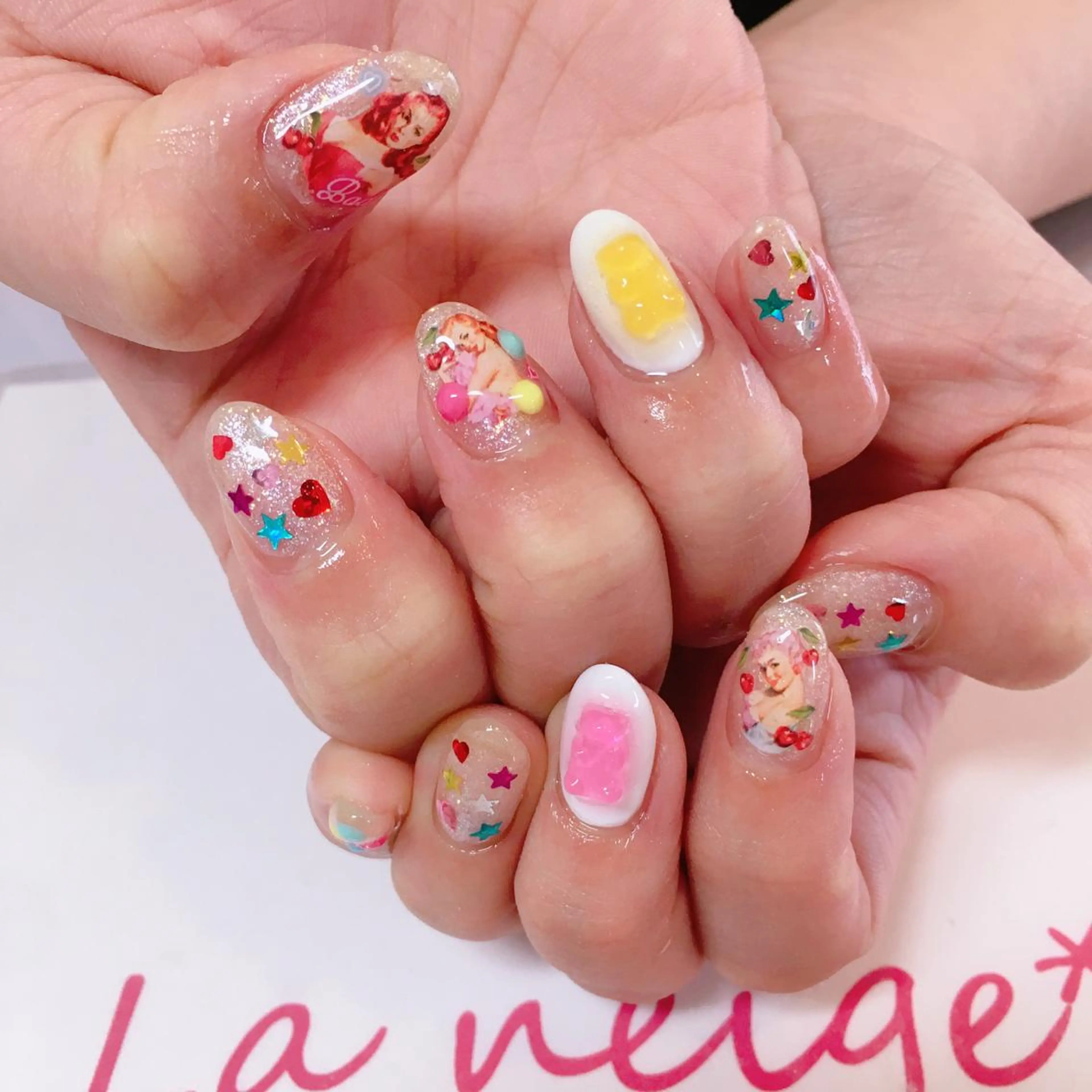 ネイル La neige* yuki 🥯🍑のネイルデザイン