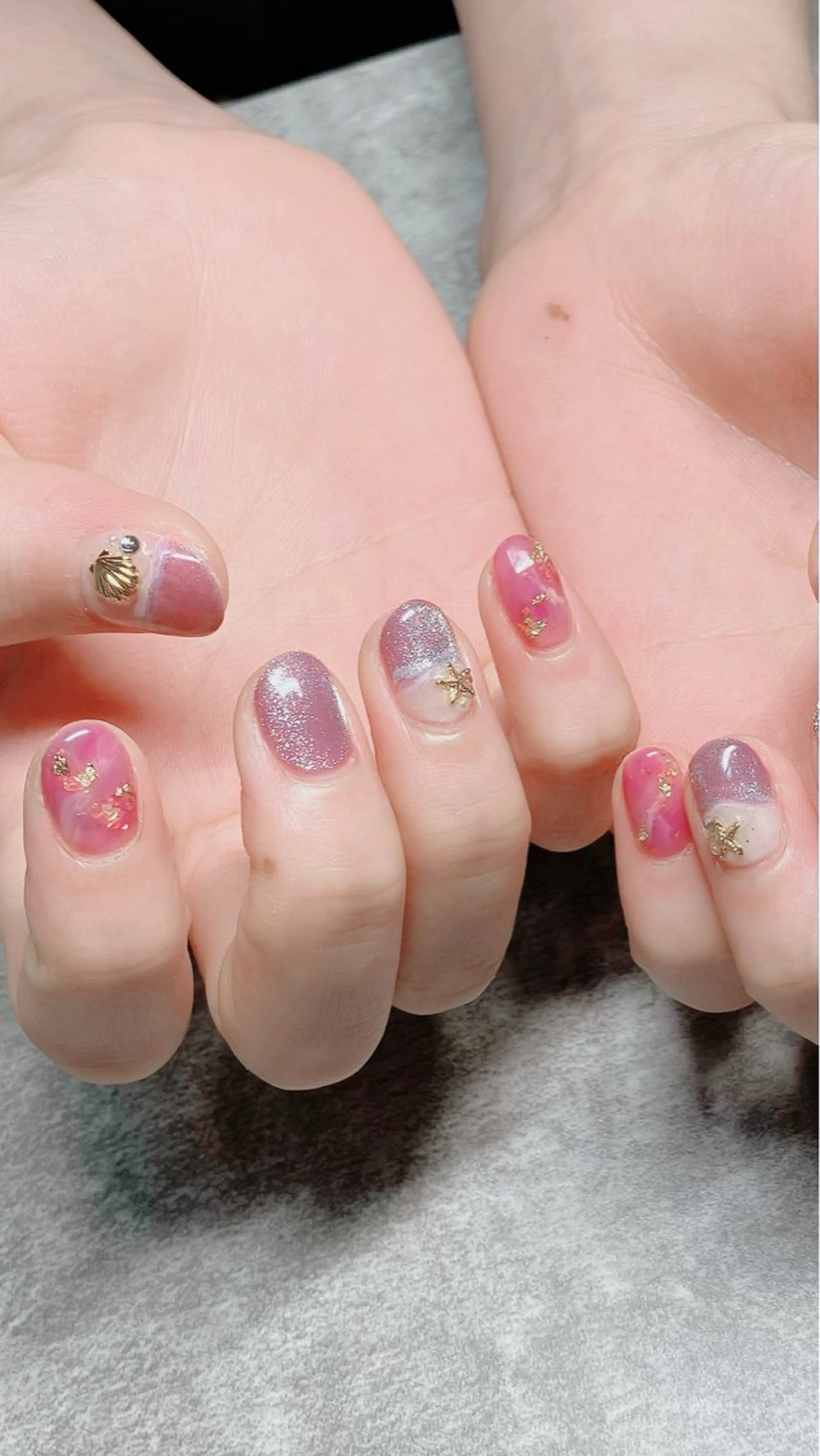 ネイル ハンドネイル ハンドケア haleyume所属・shino🌟 痛ネイルのネイルデザイン