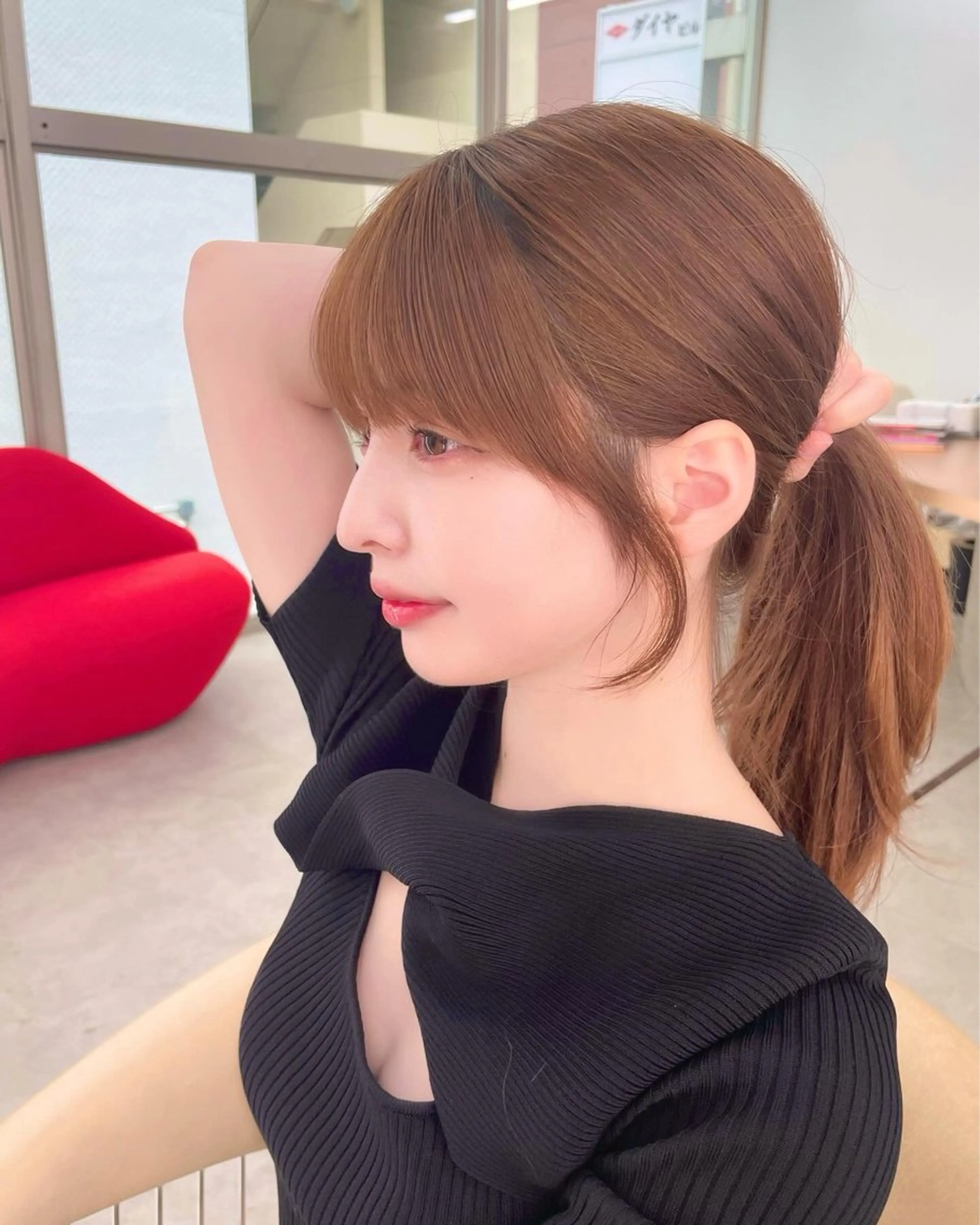 ロング カラー カット ヘアカラー トリートメント 韓国ヘア🇰🇷 レイヤー/芝春樹のヘアスタイル