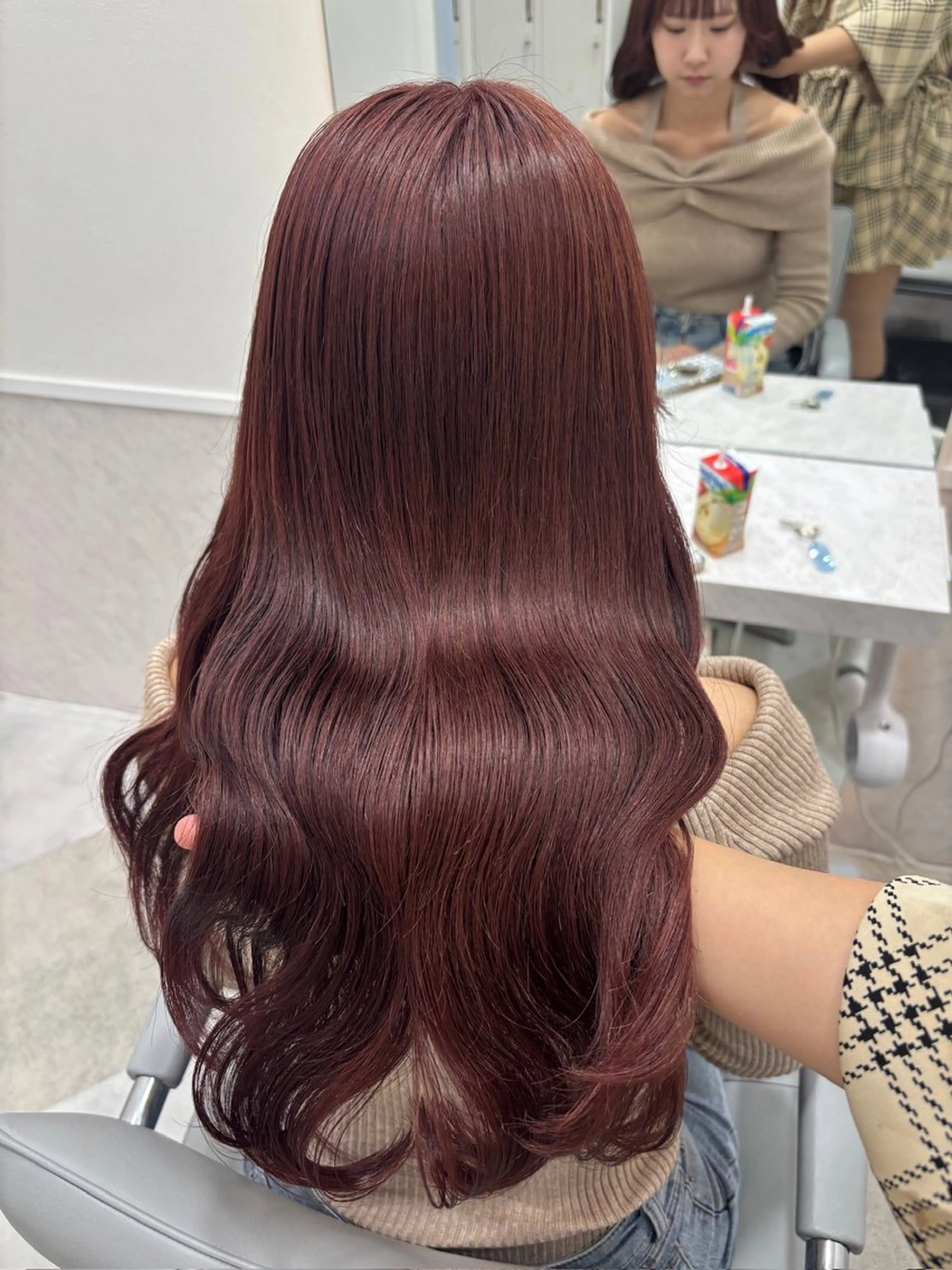 ロング 💎のぼりゆい/大須 ブリーチなしWカラーのヘアスタイル