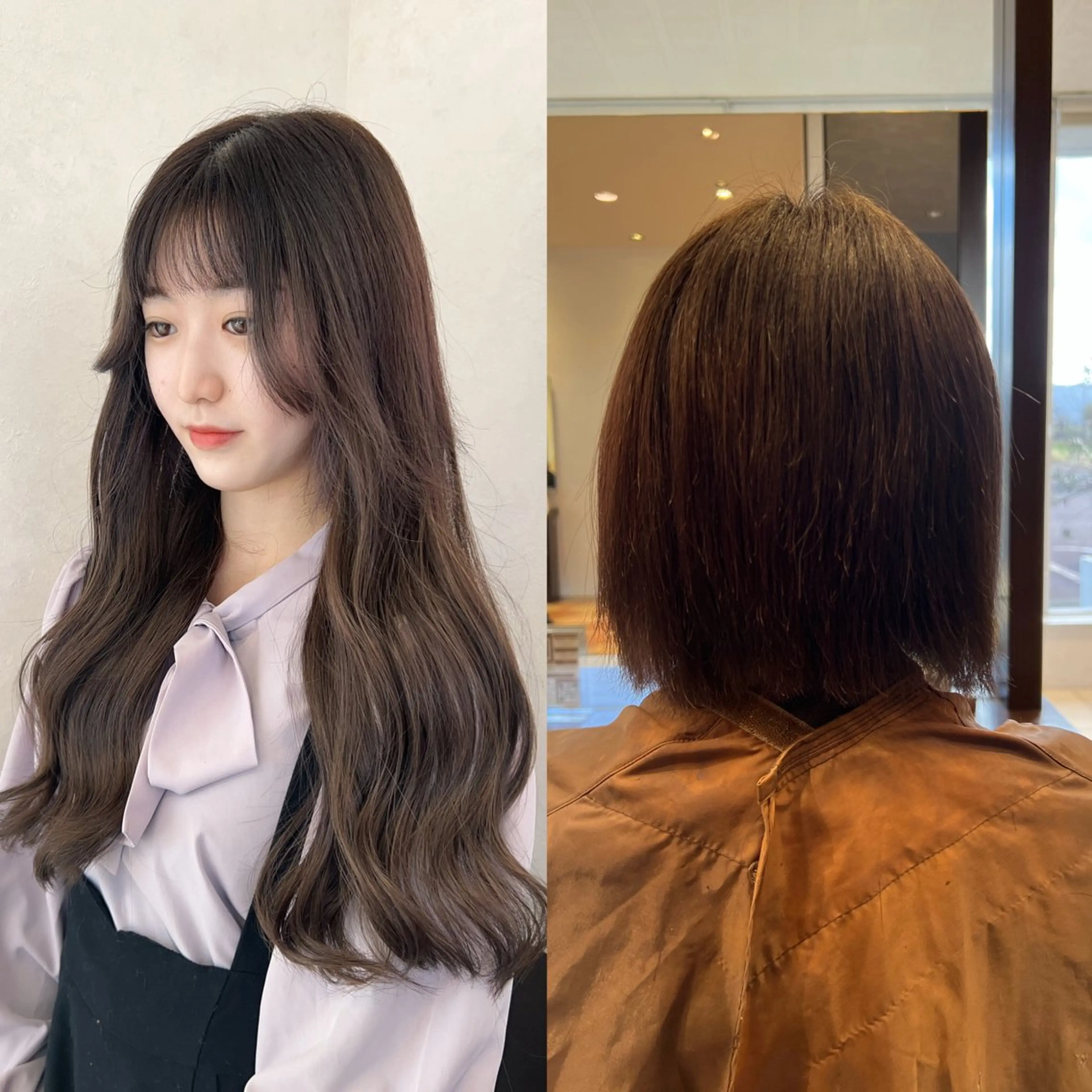 ロング カラー nehus nagaoka所属・🖤複雑履歴ブリーチ Mizuki 🖤のヘアスタイル